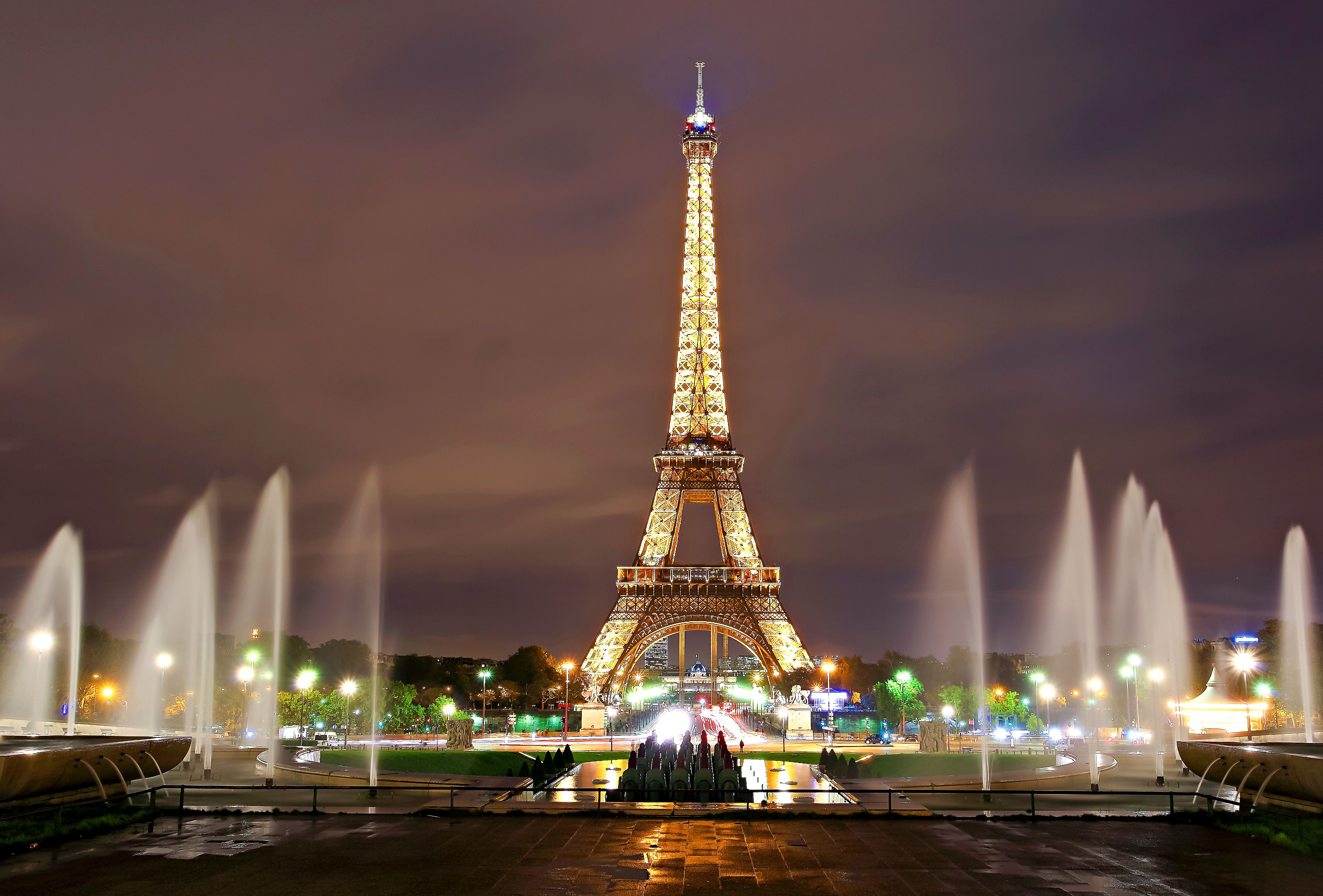 Paris Night Eiffel Tower .wallpapertip.com