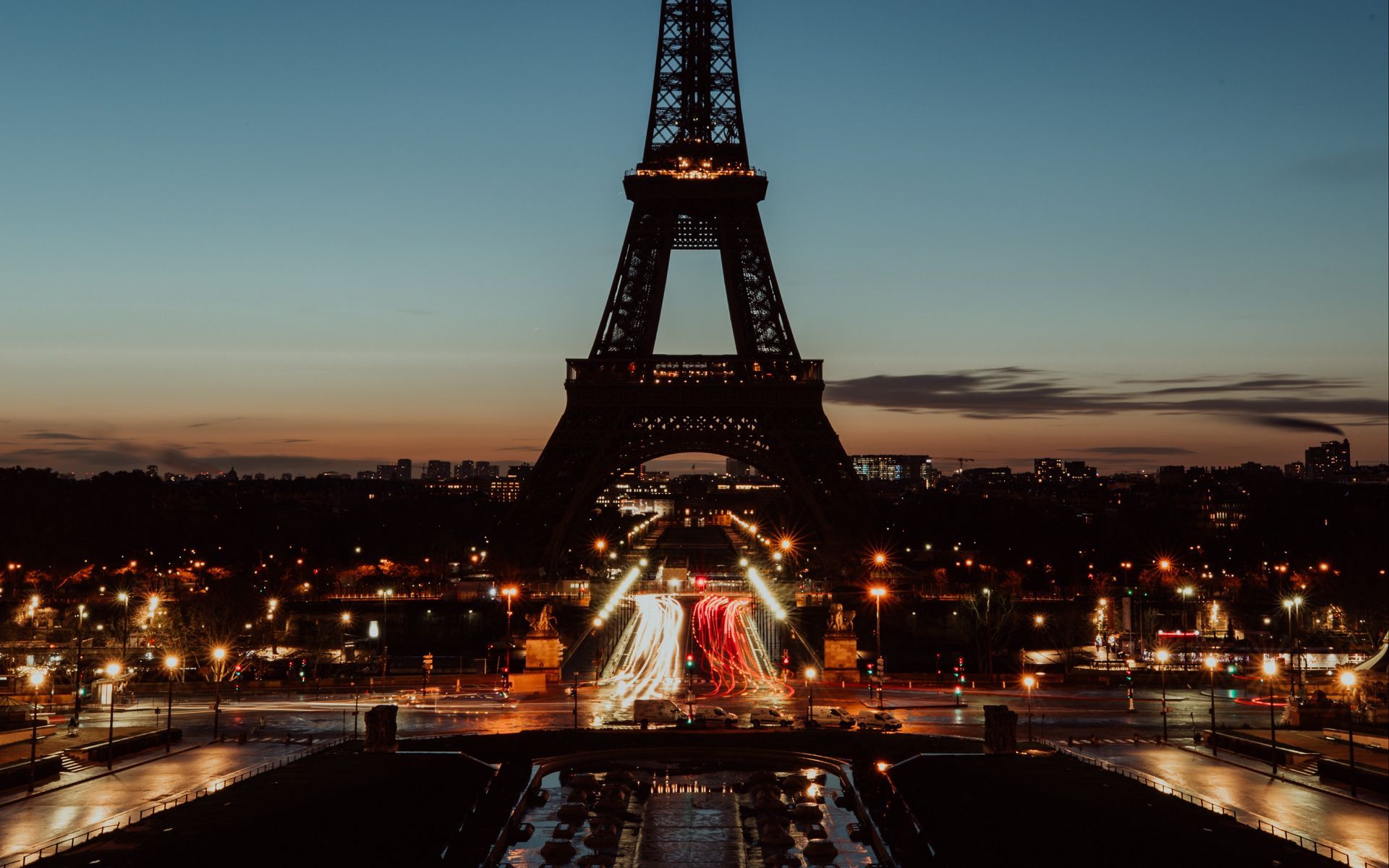 Wallpapers Eiffel Tower, Paris, Night ...itl.cat.