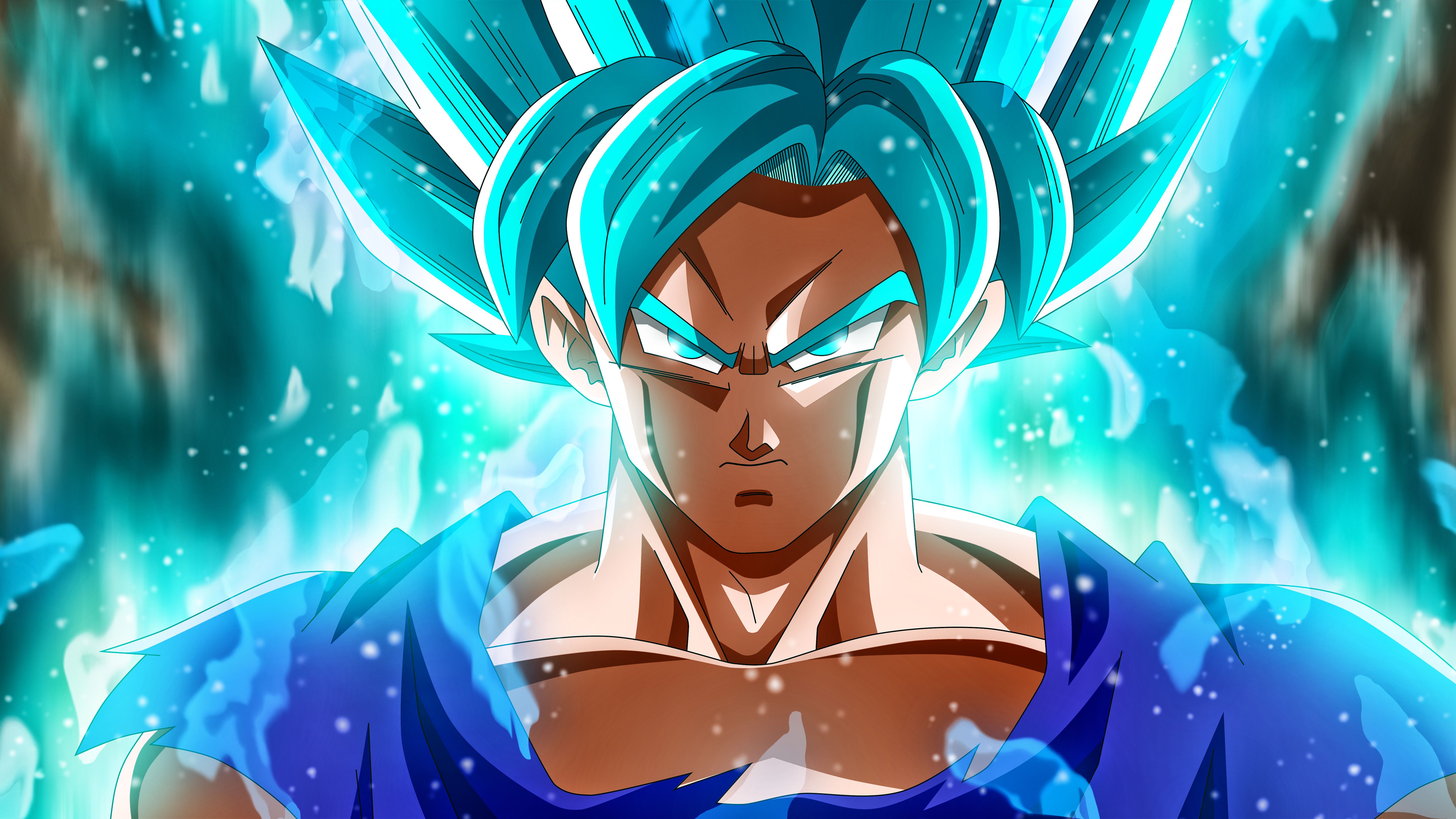 Goku's Super Saiyan God Transformation - wide 6