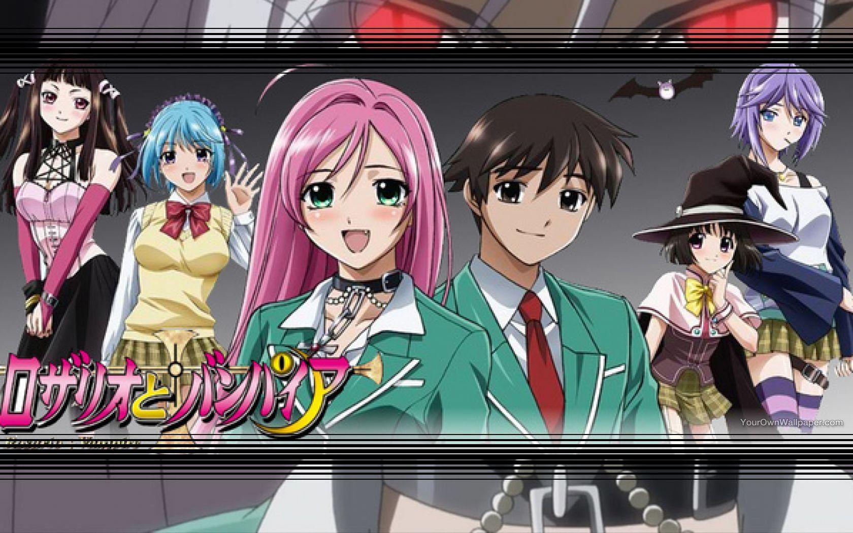 Rosario Vampire Wallpaper on .wallpaperafari.com