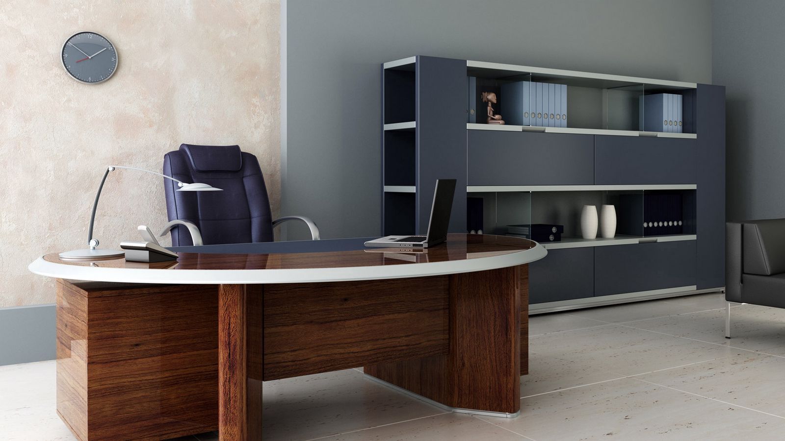room, office, desk, chair, shelves .wallpapercraft.com