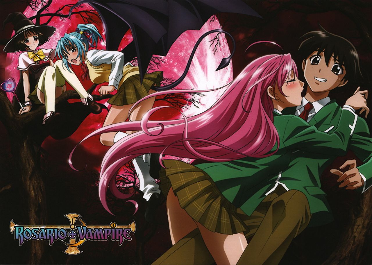 Image Rosario to Vampire guys Anime .1zoom.net