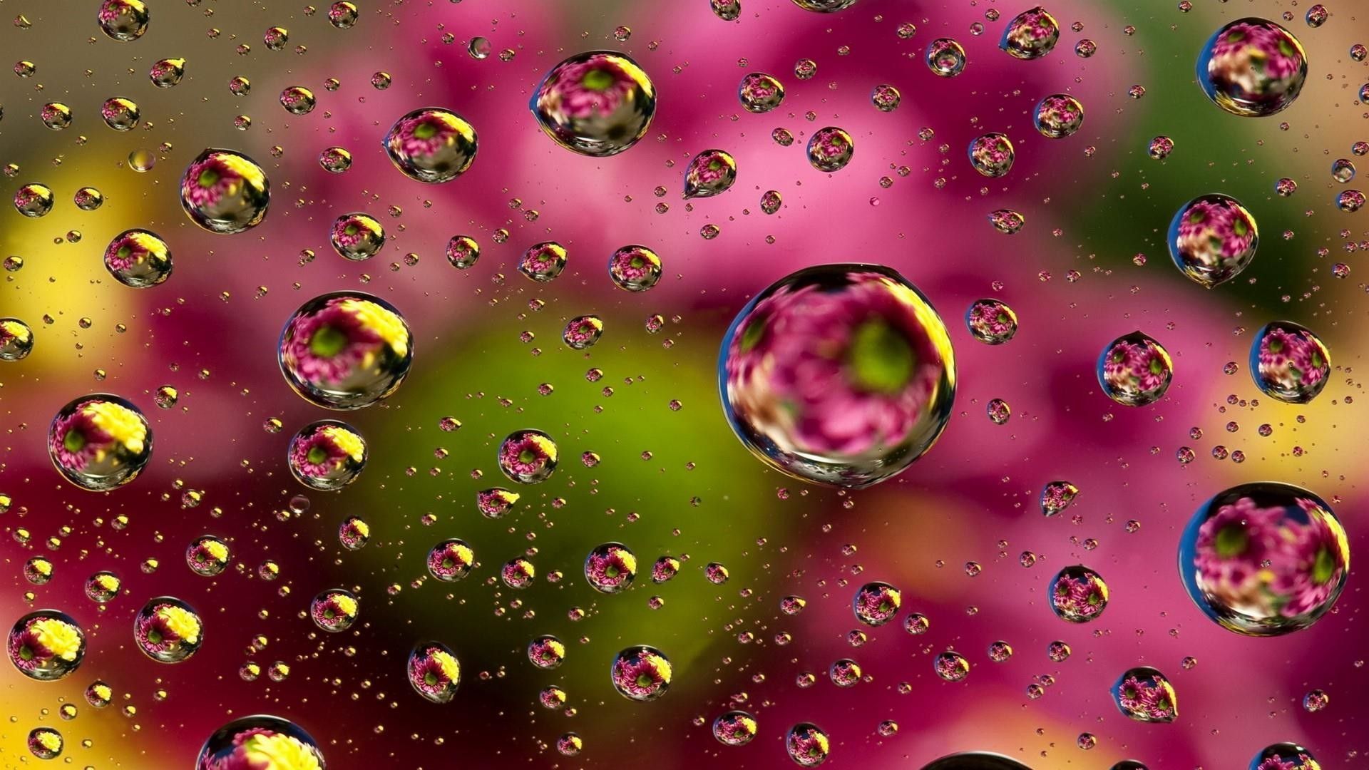Colorful Water Drops Wallpaper HD .teahub.io