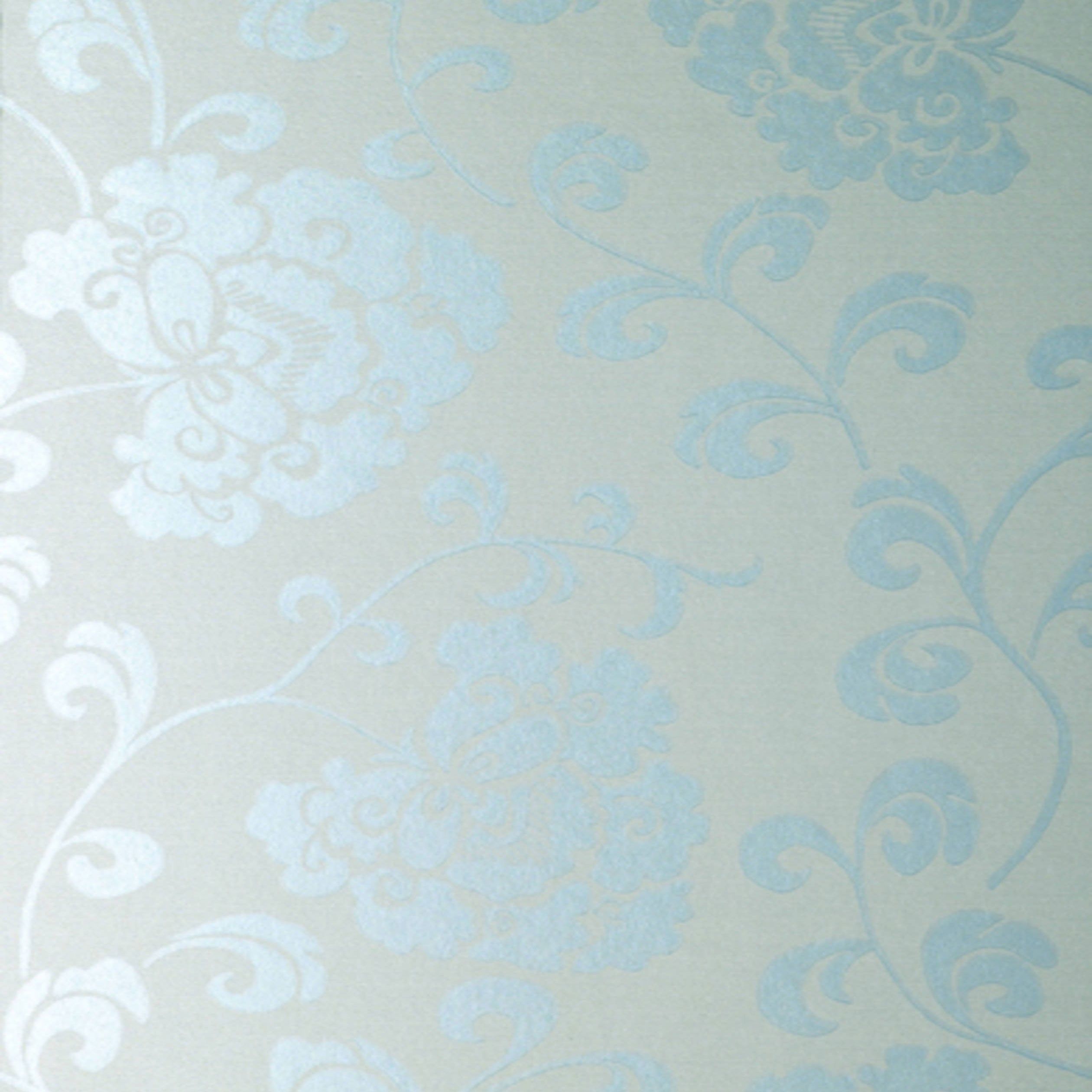 pale blue damask wallpaper. Glamorous .co.uk