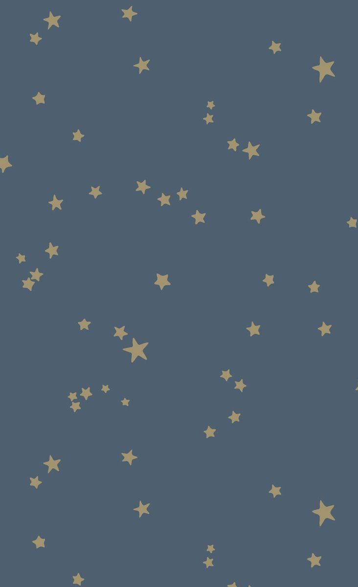 Pale blue night sky and stars wallpaper
