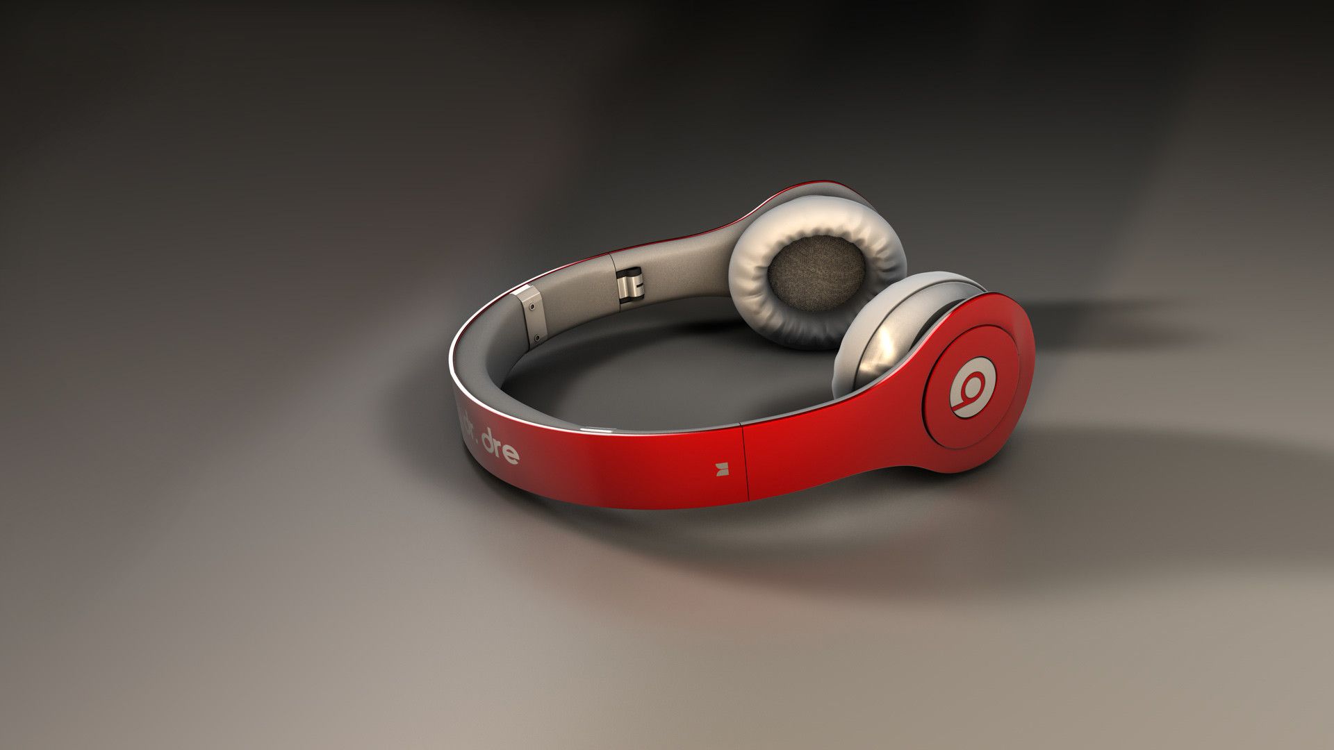 Red Beats Audio Headphones Wallpaper .hdwallsource.com