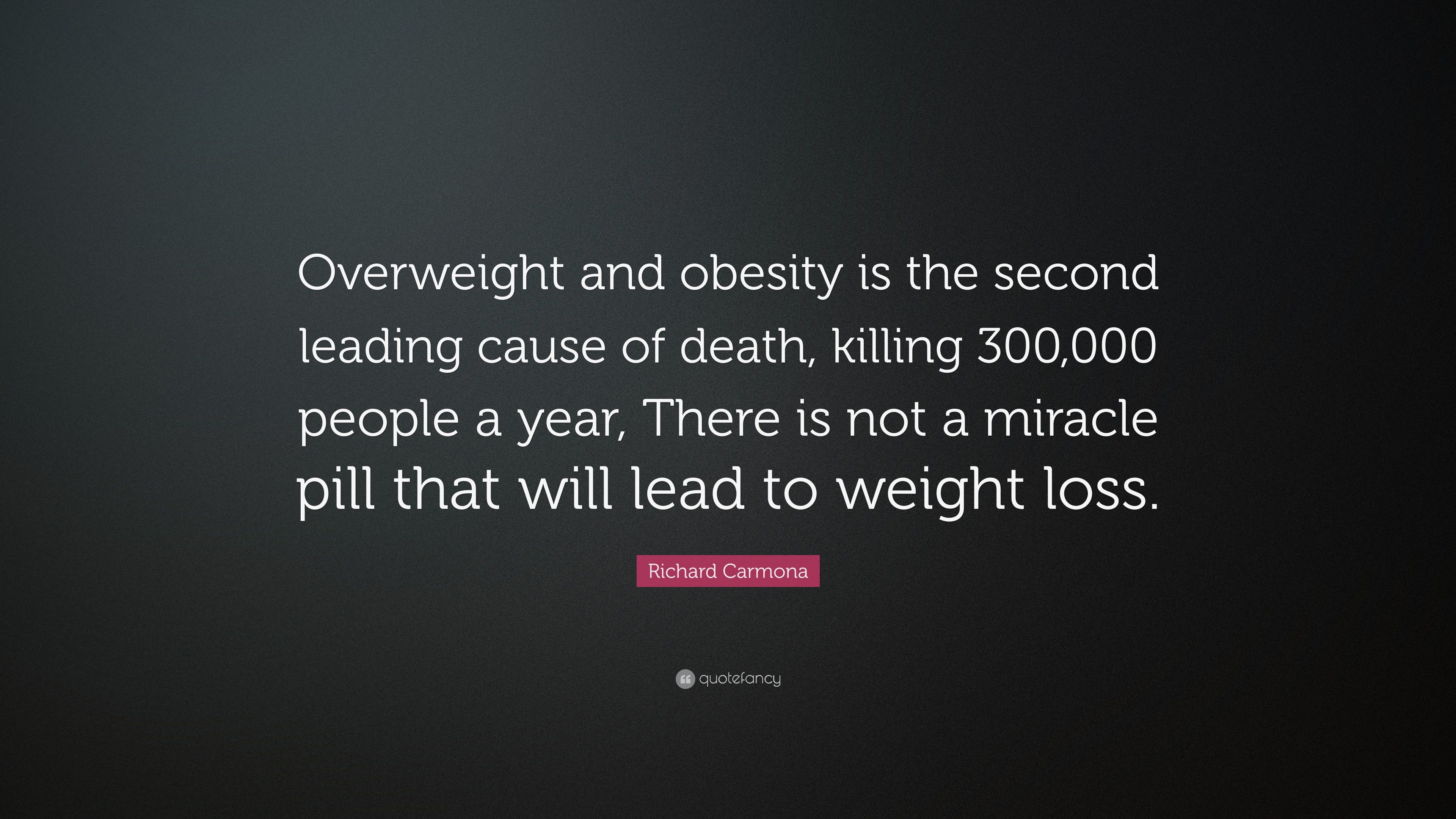 Richard Carmona Quote: “Overweight and .quotefancy.com