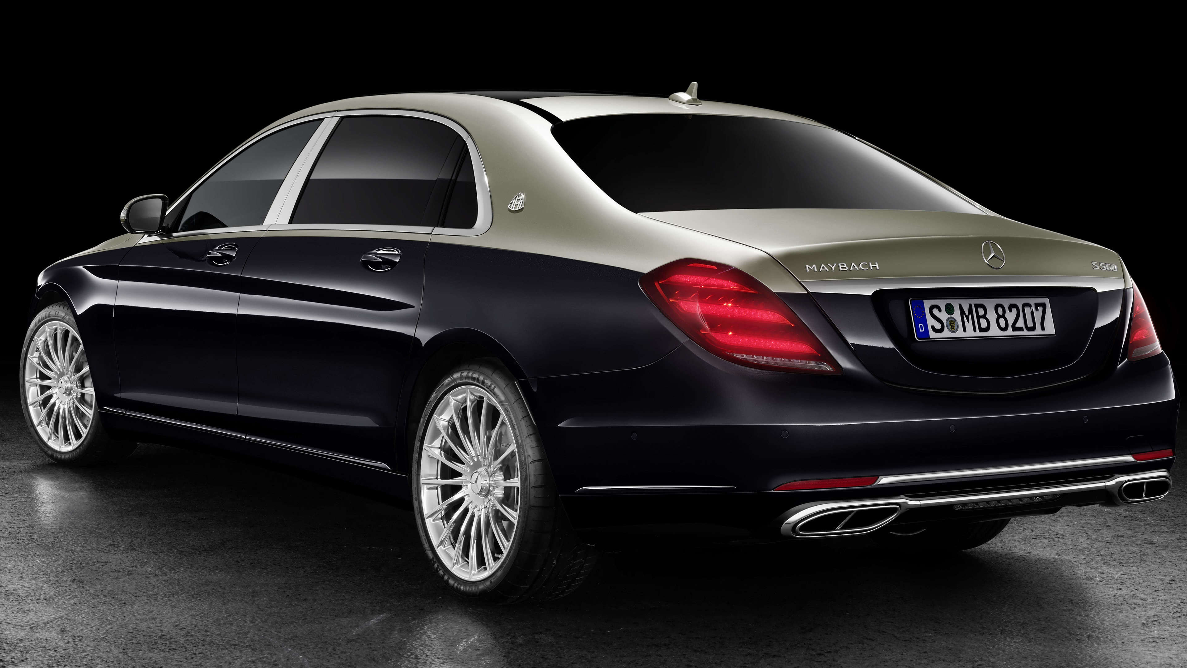 Mercedes Maybach S Class S560 Sedan Rear UHD 4K Wallpaper