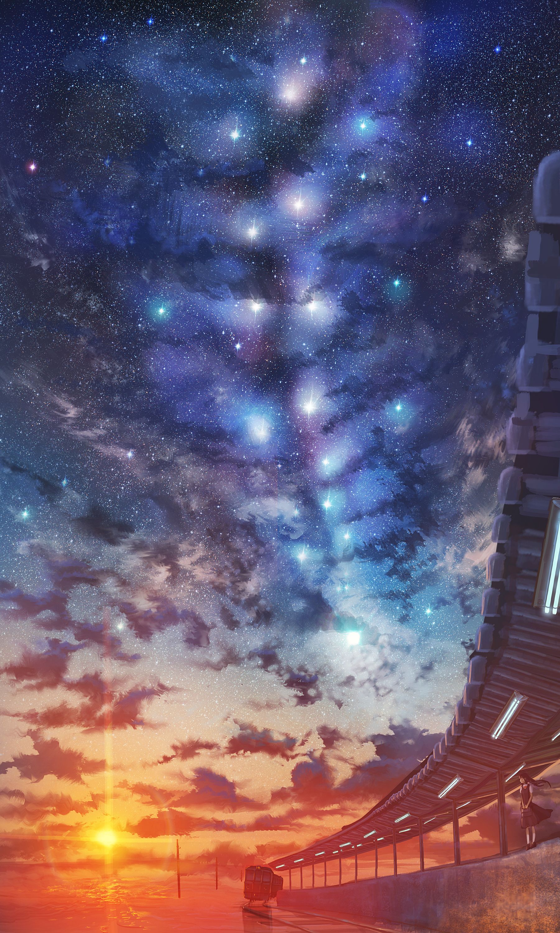 35 Anime Sunset 4K Vertical Wallpapers  WallpaperSafari