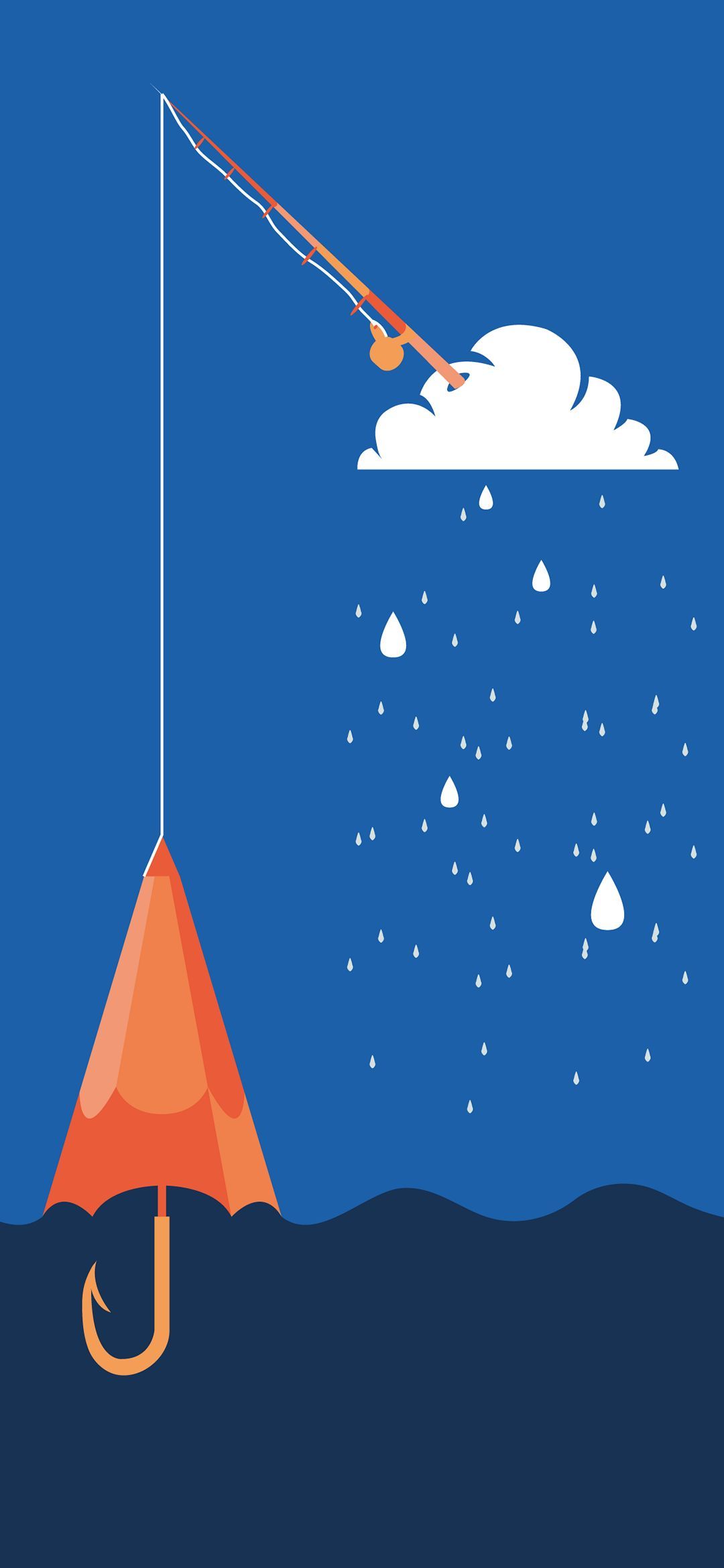 Vector Art Umbrella Minimalist Mobile .traxzee.com