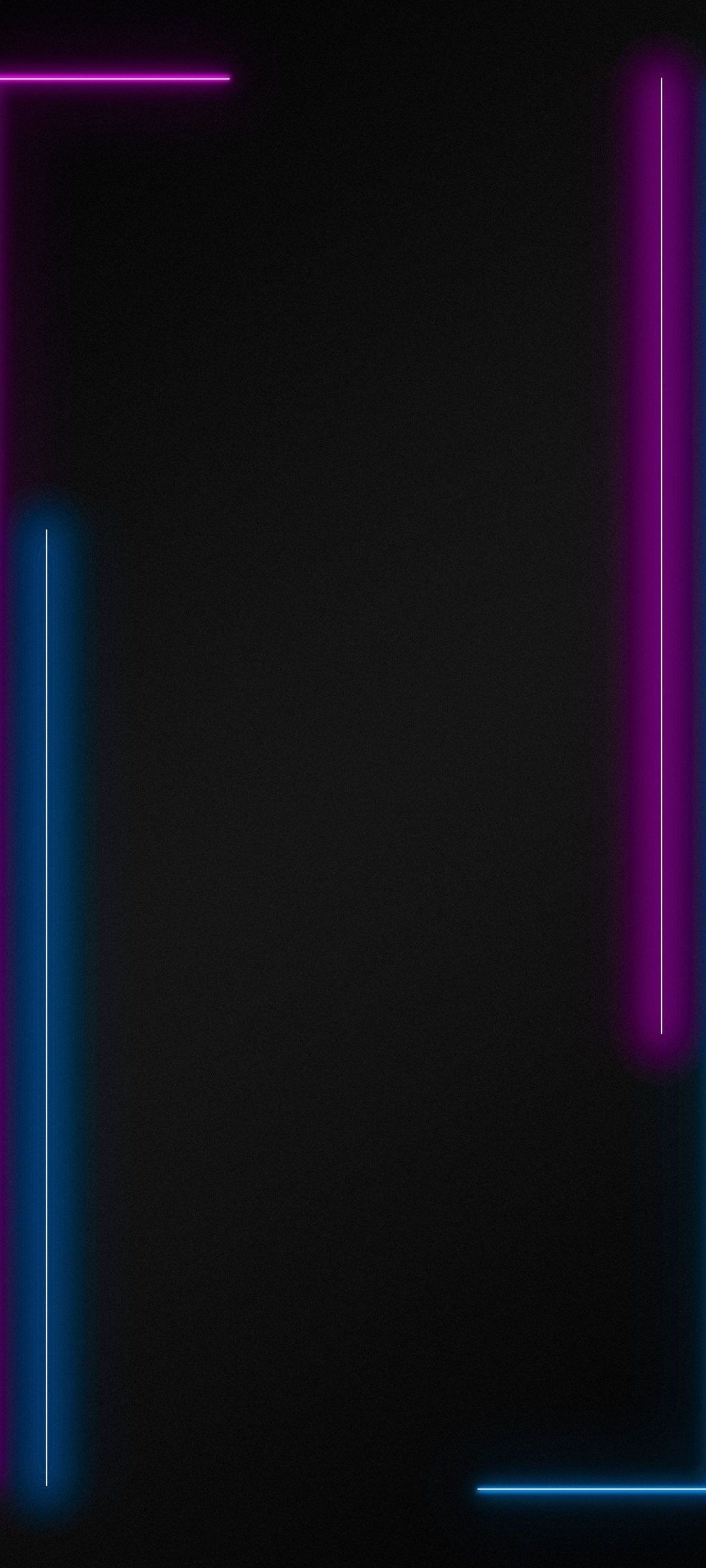 Neon Border Amoled Black Wallpaper  S08  Chillout Wallpapers