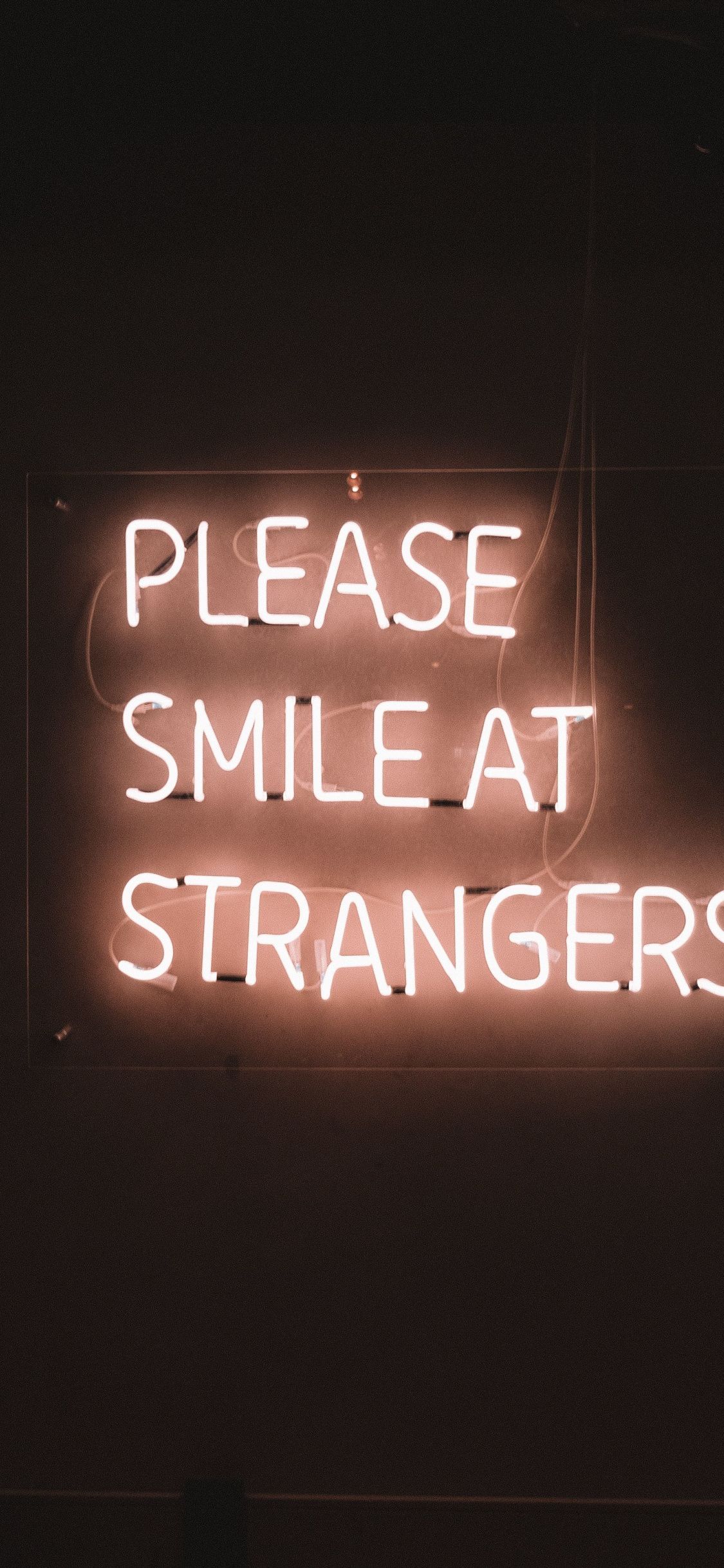 Lights, inscription, smile .com