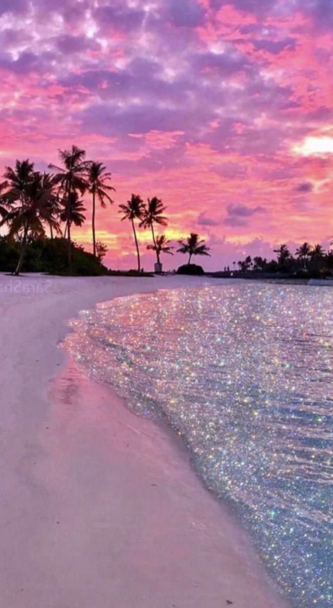 Aesthetic Beach Glitter Wallpapers - Wallpaper Cave