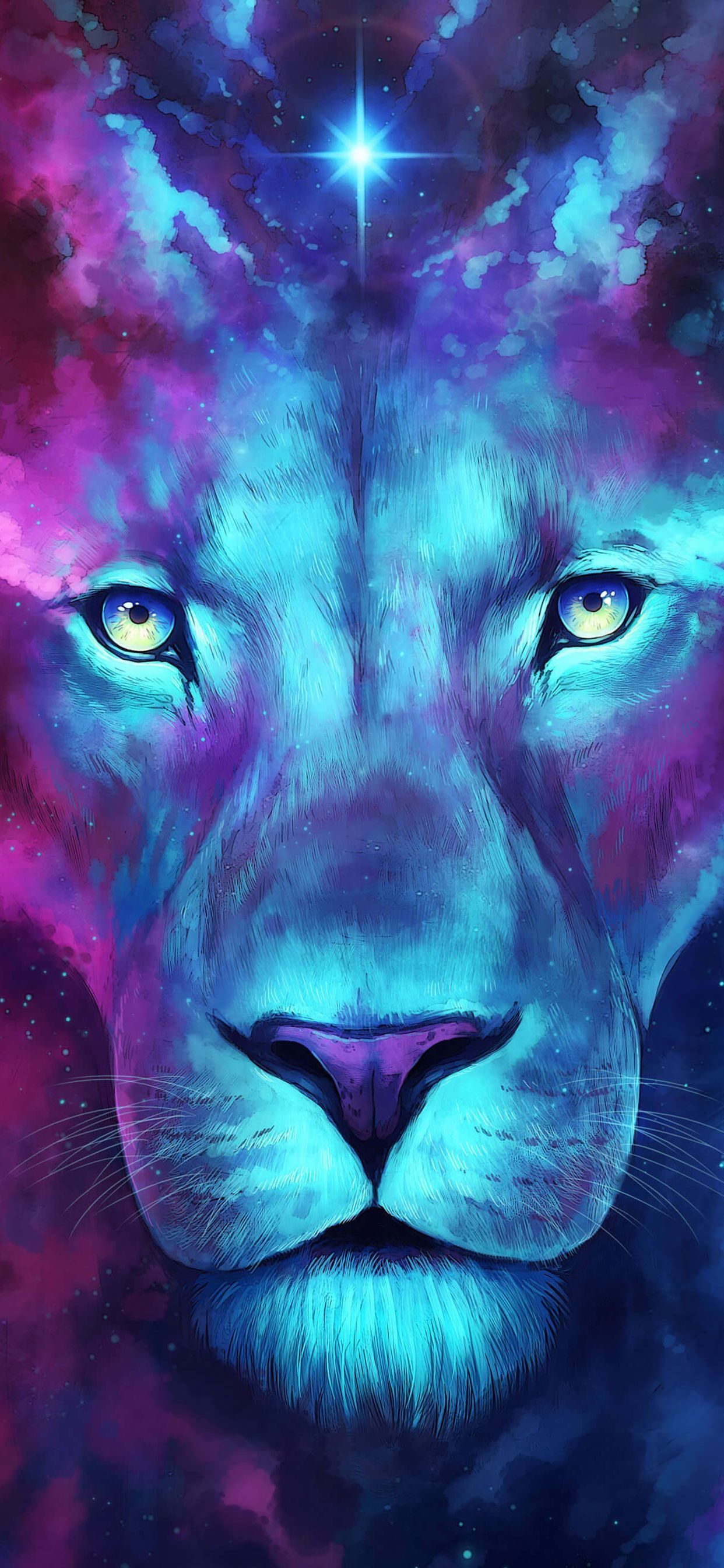 Discover 151+ lion wallpaper colourful best - 3tdesign.edu.vn