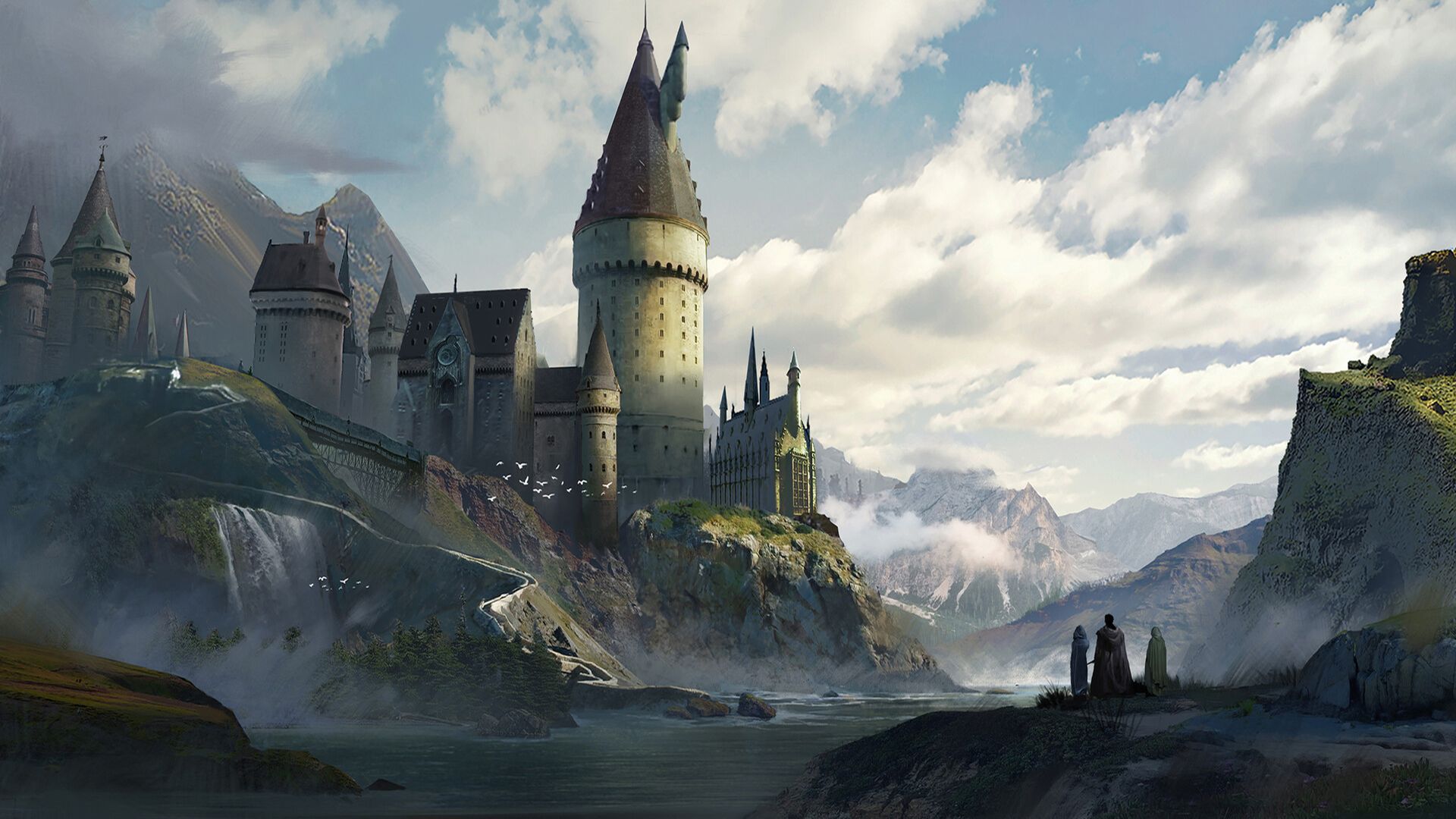 Harry Potter Hogwarts Castle Art