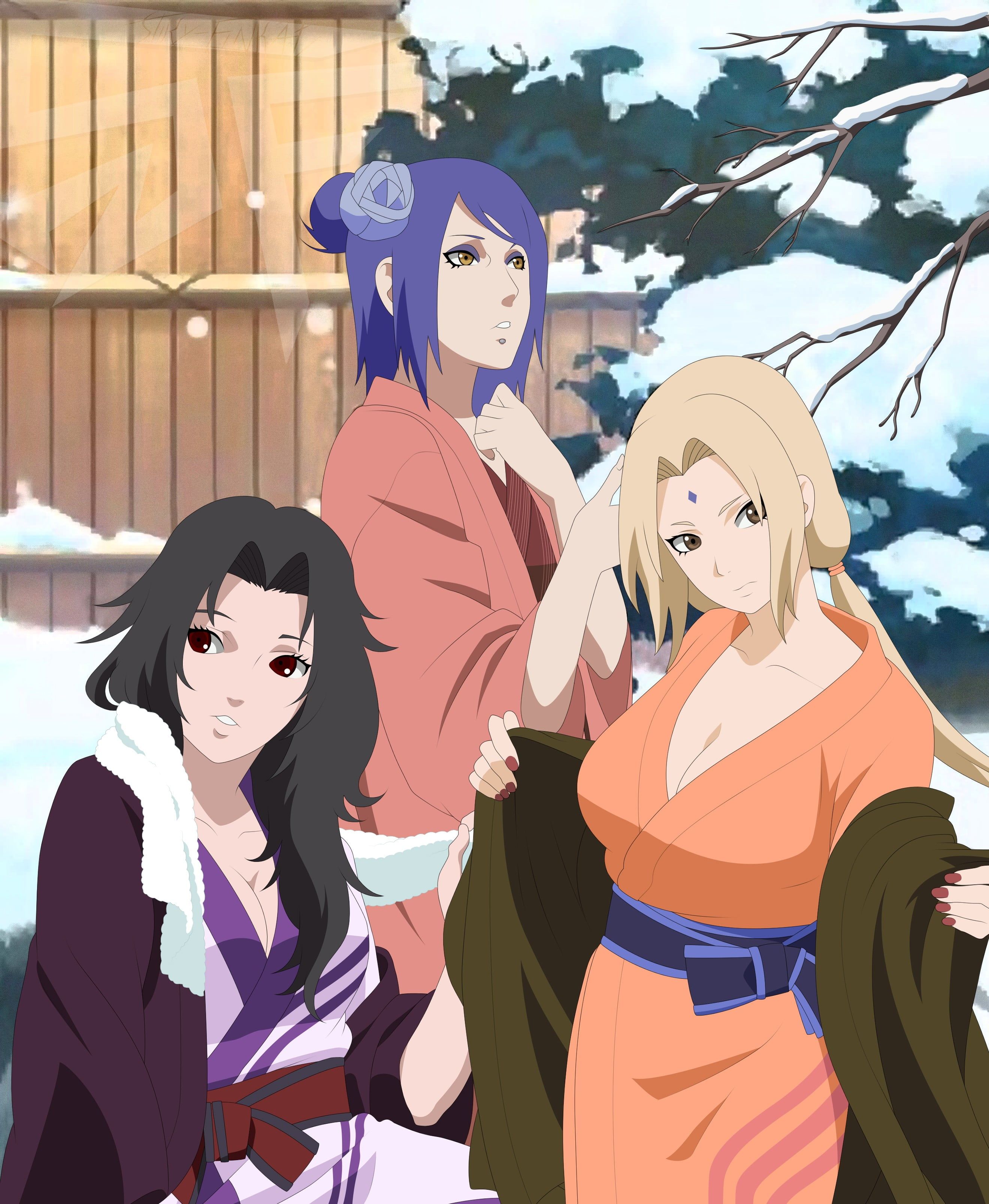 Naruto female characters wallpaper .com