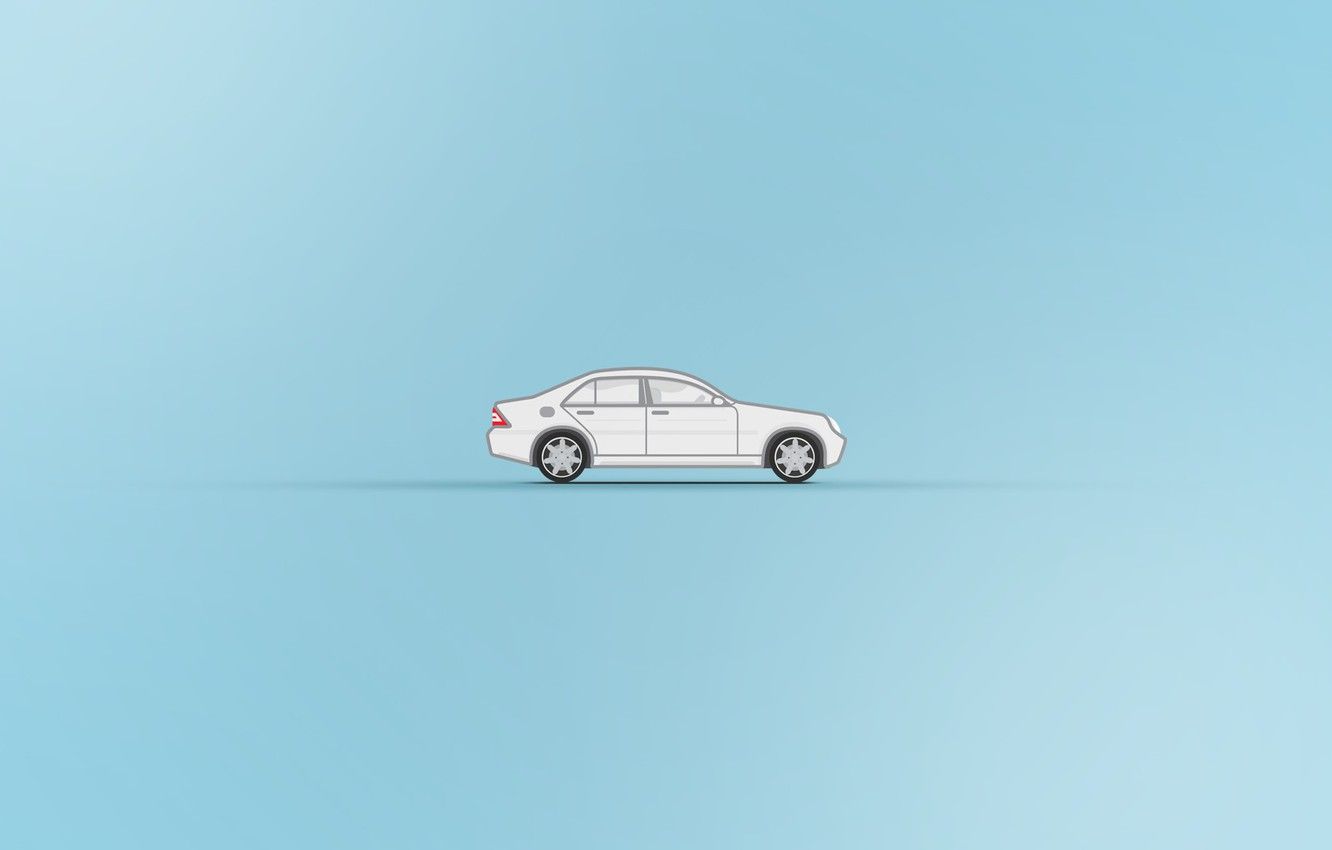 Wallpaper machine, minimalism, car .goodfon.com