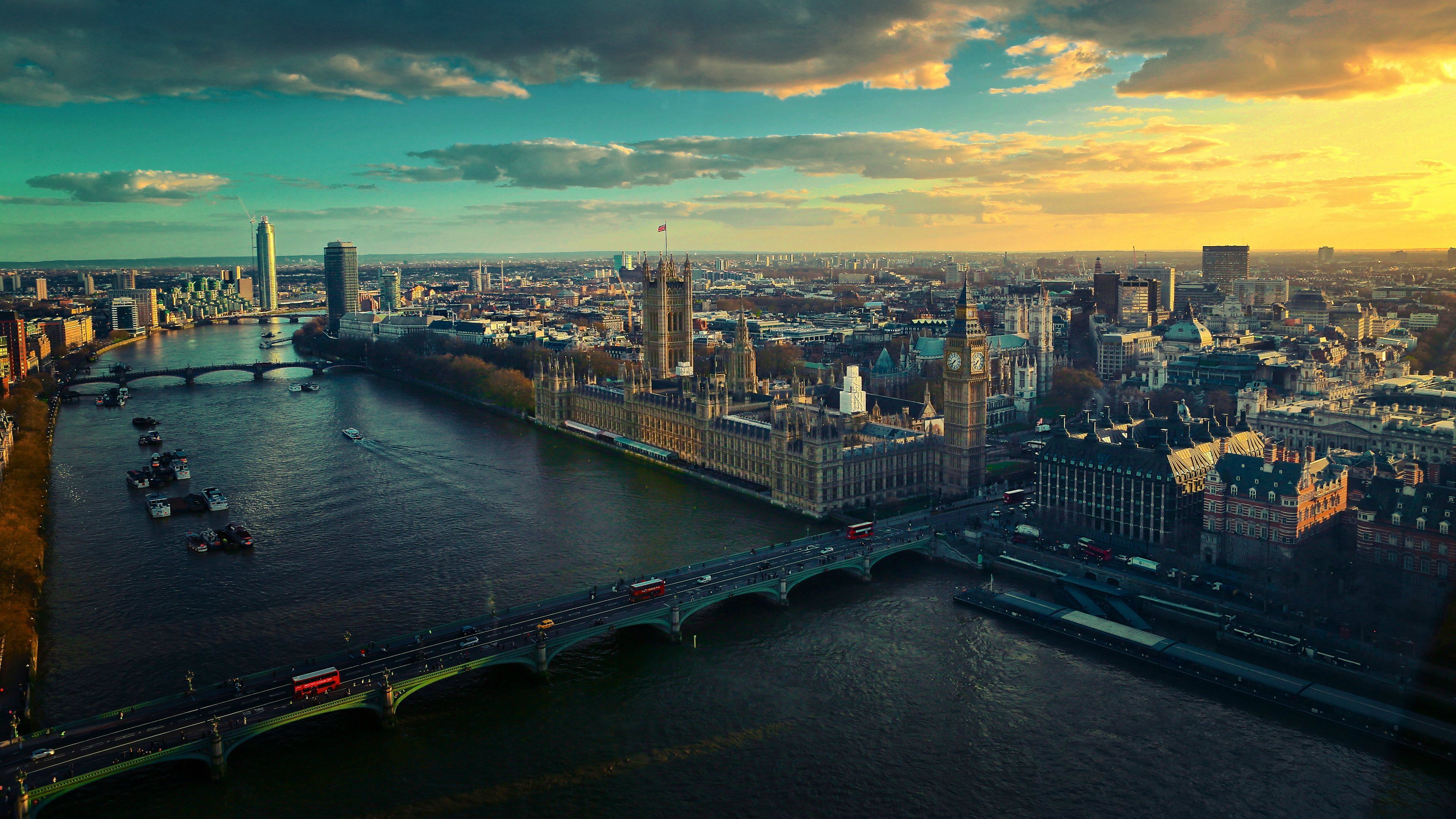 London 4K wallpaper for your desktop or mobile screen free and easy to download