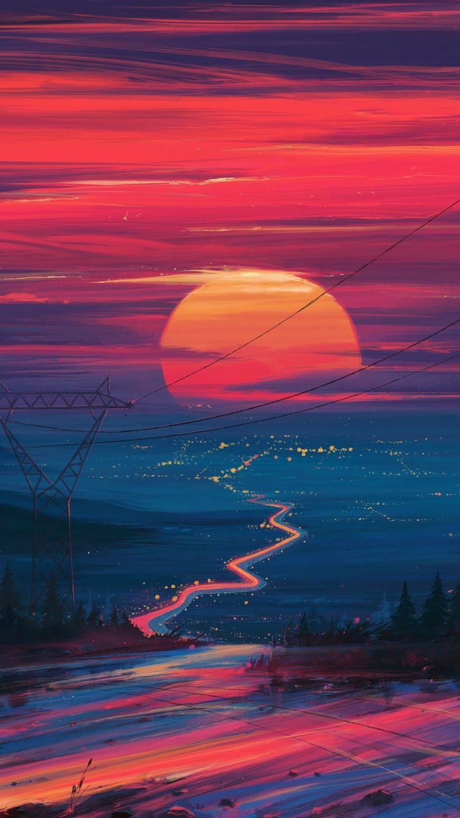 Sunset #wallpaper #iphone #android .com