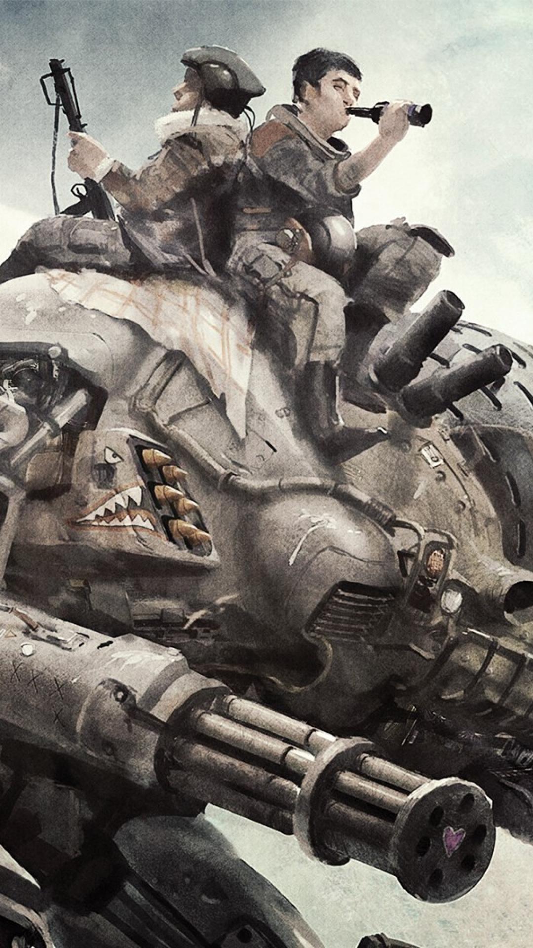 Video games robots mech hawken gatling .hdwallsbox.com