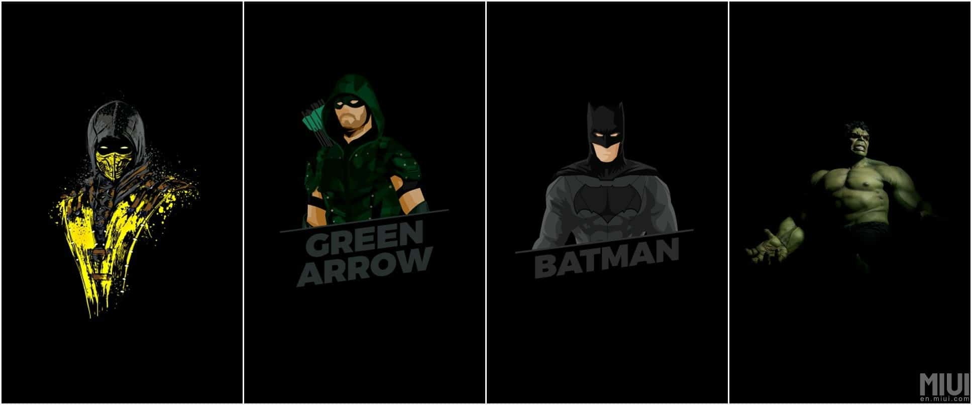 Minimal Superhero Wallpaper Minimalist Android