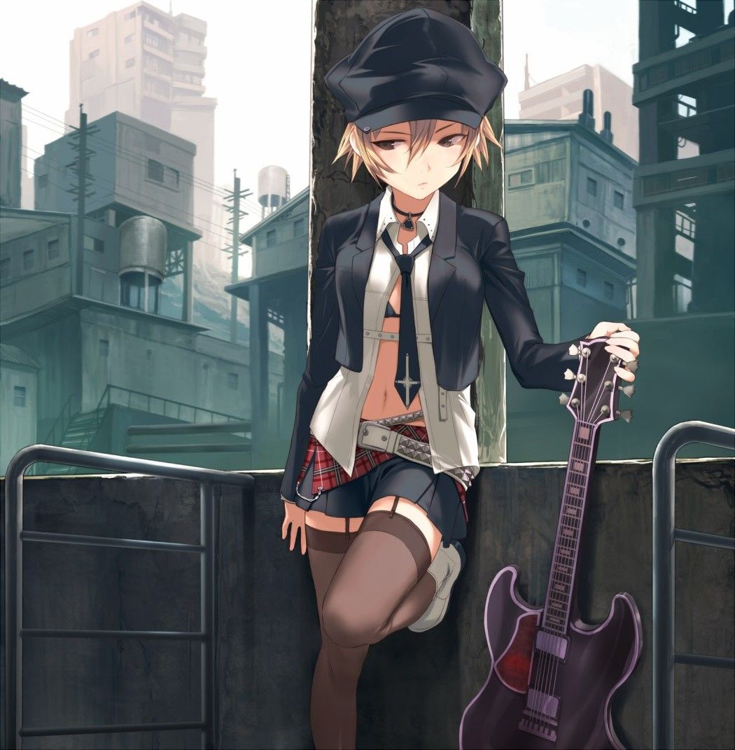 anime, Anime Girls, Guitar, Punk .wallup.net