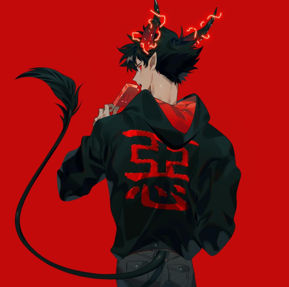 devil anime demon boy