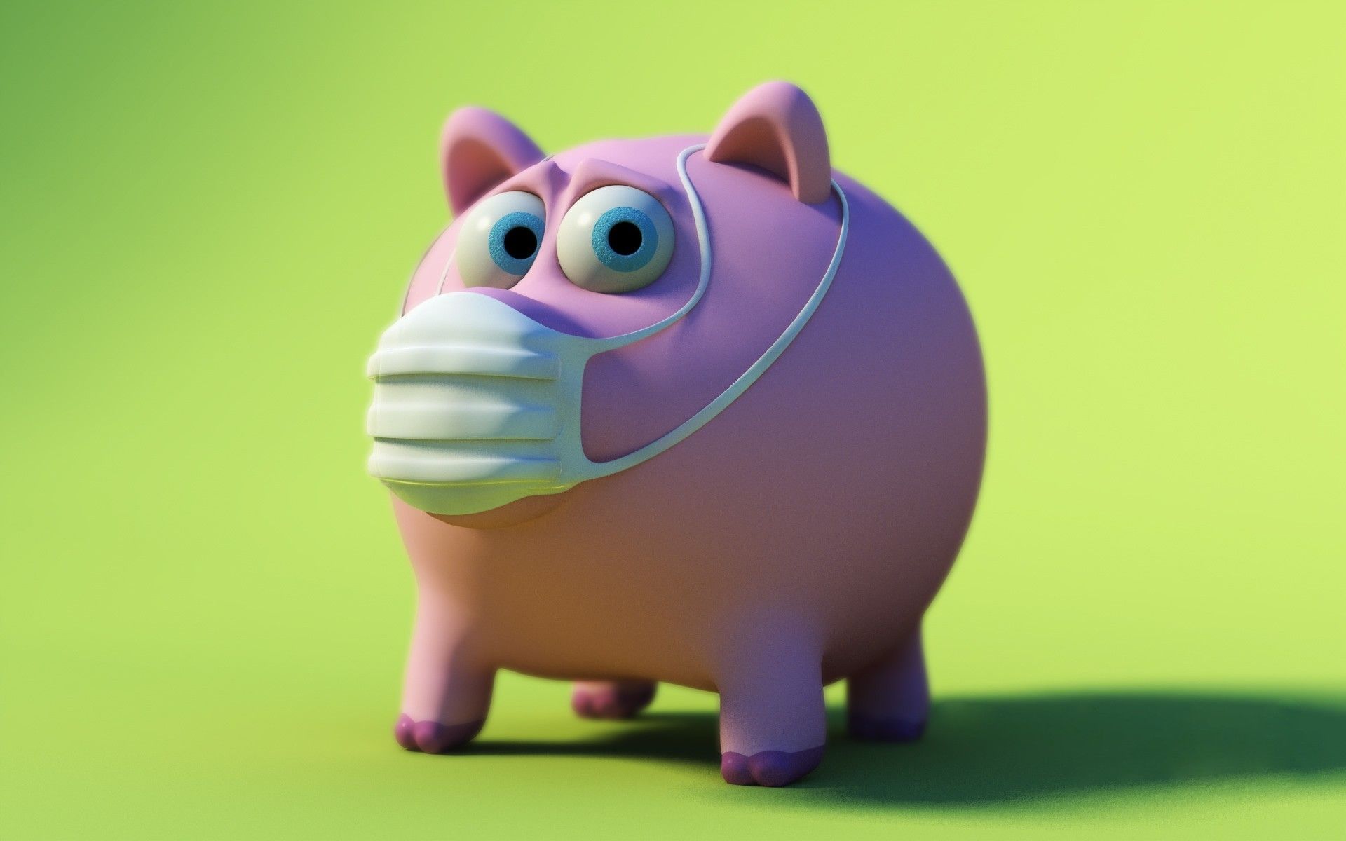 Pig piggy bank mask HD wallpaper .com