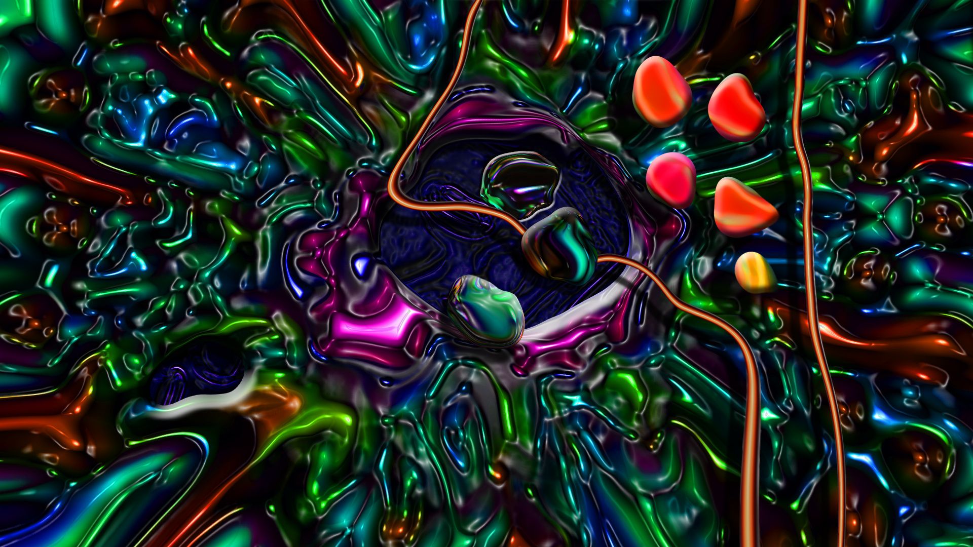 Premium AI Image | A new spiritual wallpaper design with colorful galaxy  silhouette image Generative AI