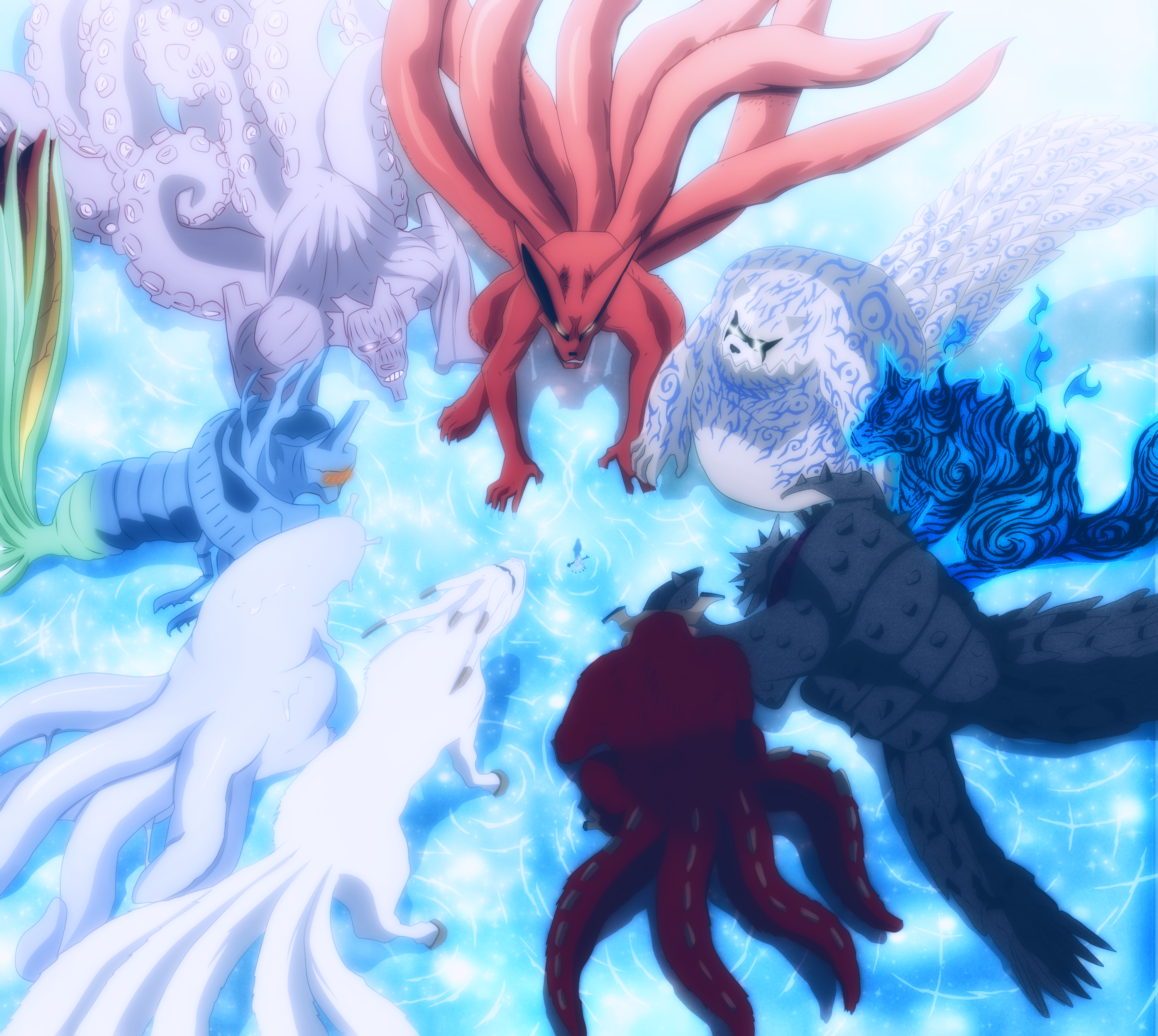 Gyuki Naruto Isobu Naruto Kokuo Naruto .wallha.com