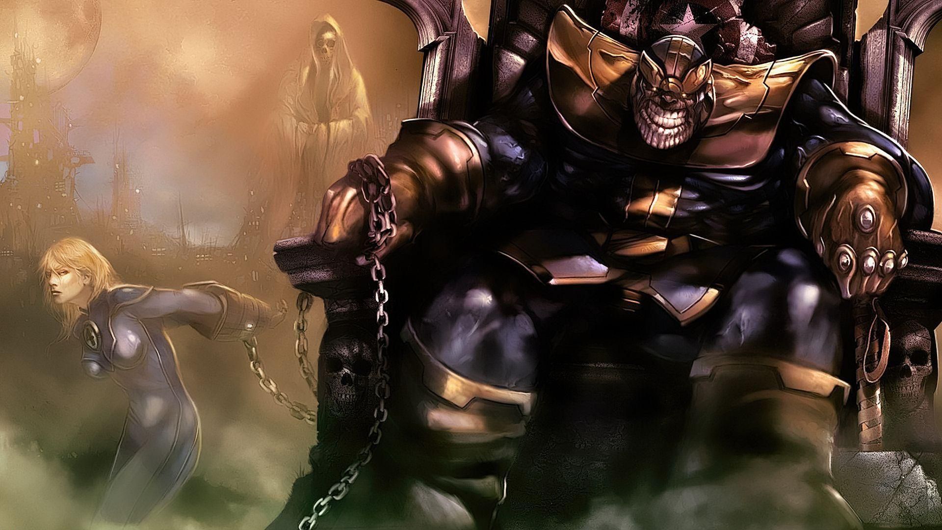 Cool Thanos Background .line.17qq.com