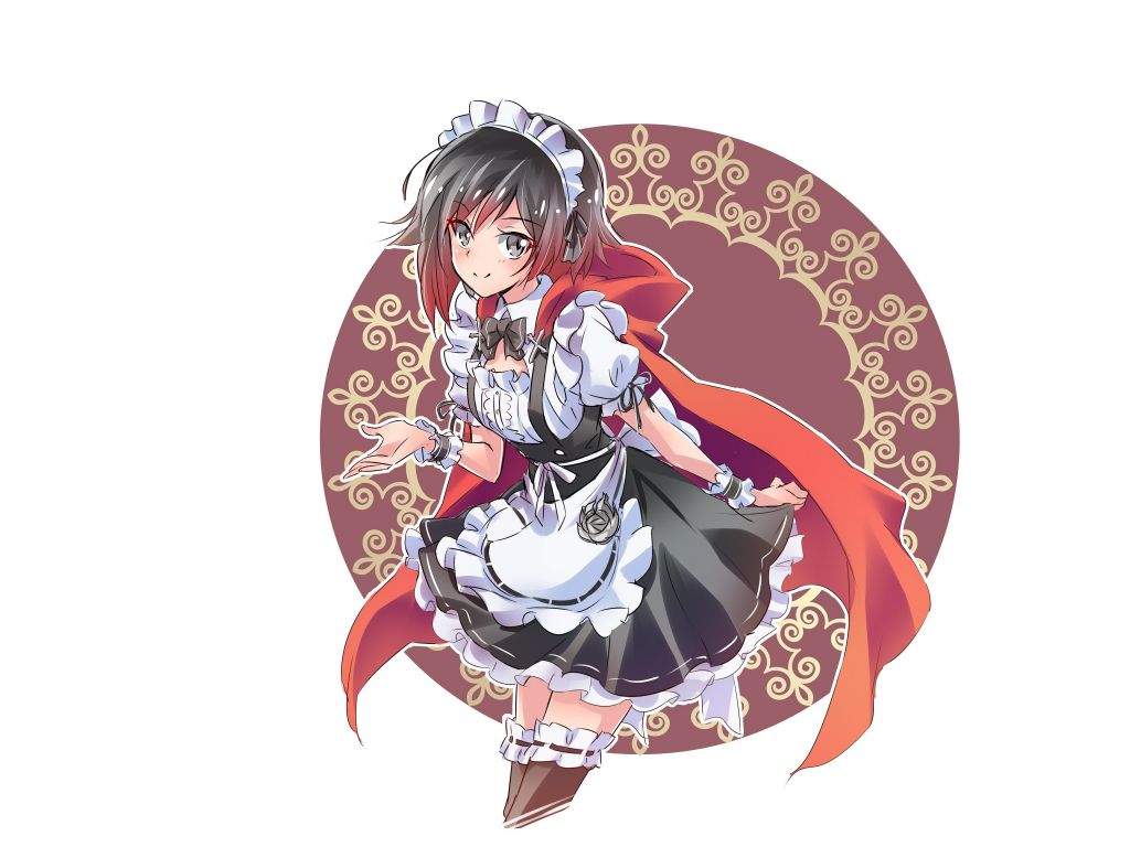 Desktop wallpaper cute, ruby rose, maid .wallpapermug.com