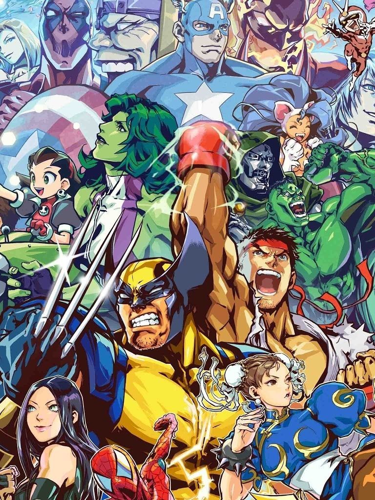 Marvel Vs Capcom Wallpaper iPhonewalpaperlist.com