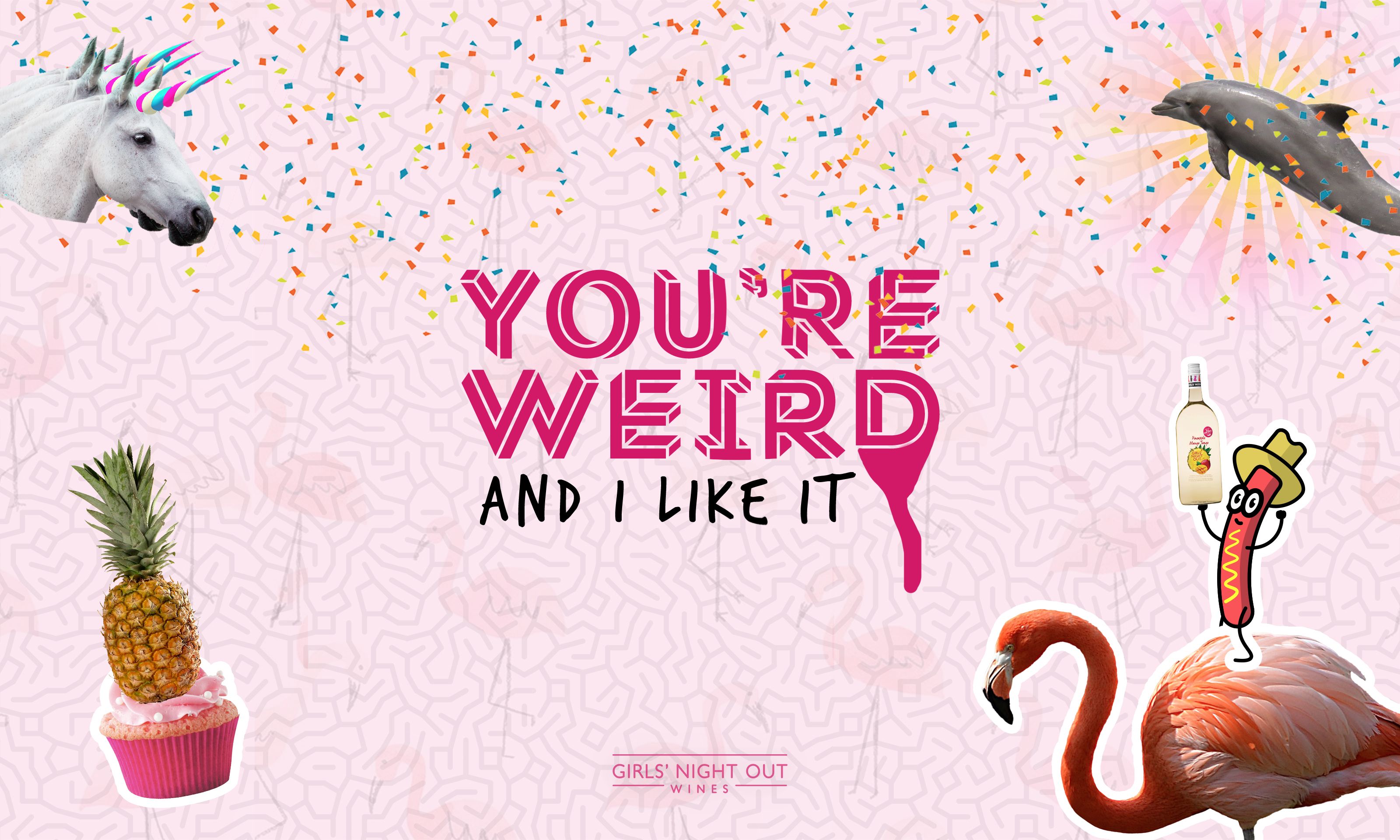 Get weird (and cute) with these wallpaper