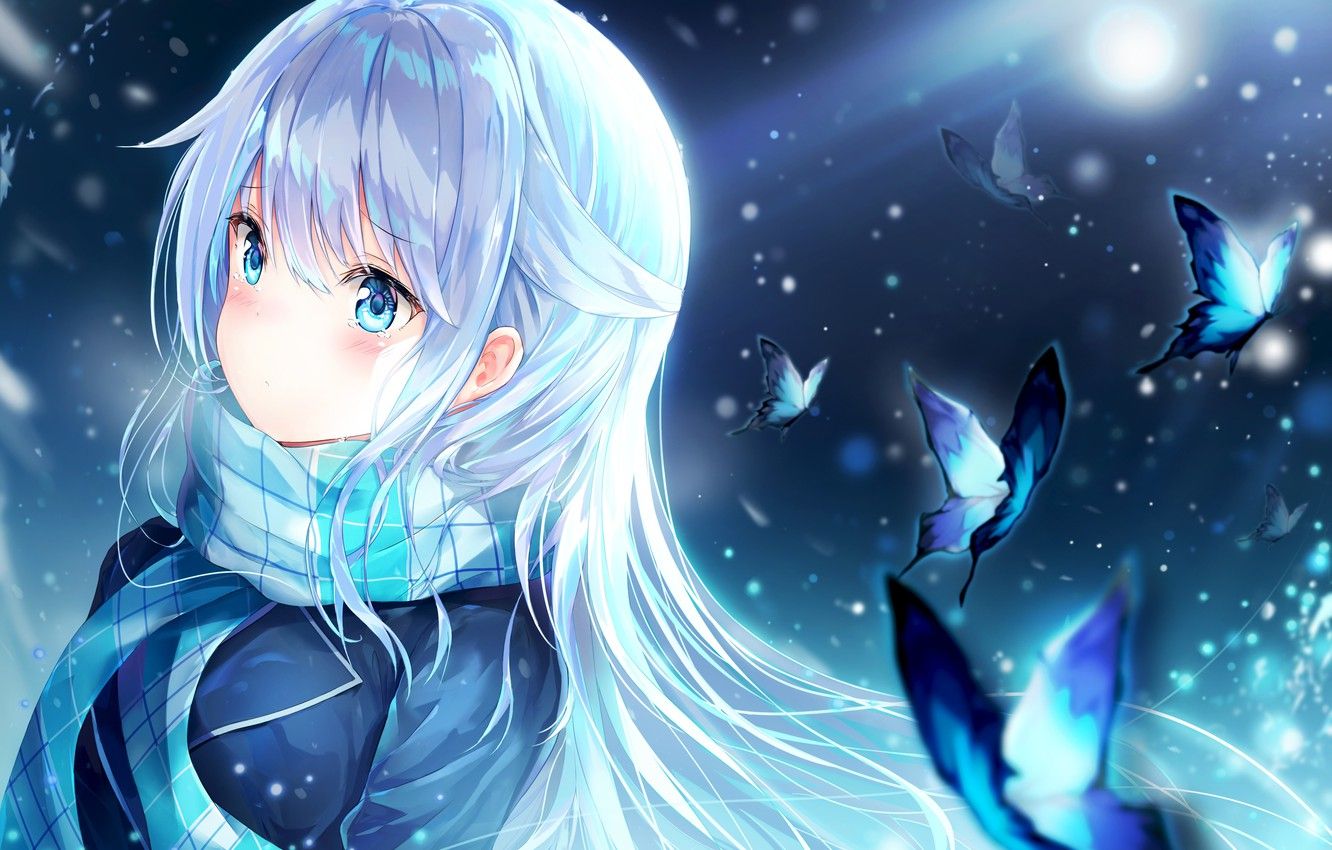 Blue Anime Girls Wallpapers - Wallpaper Cave