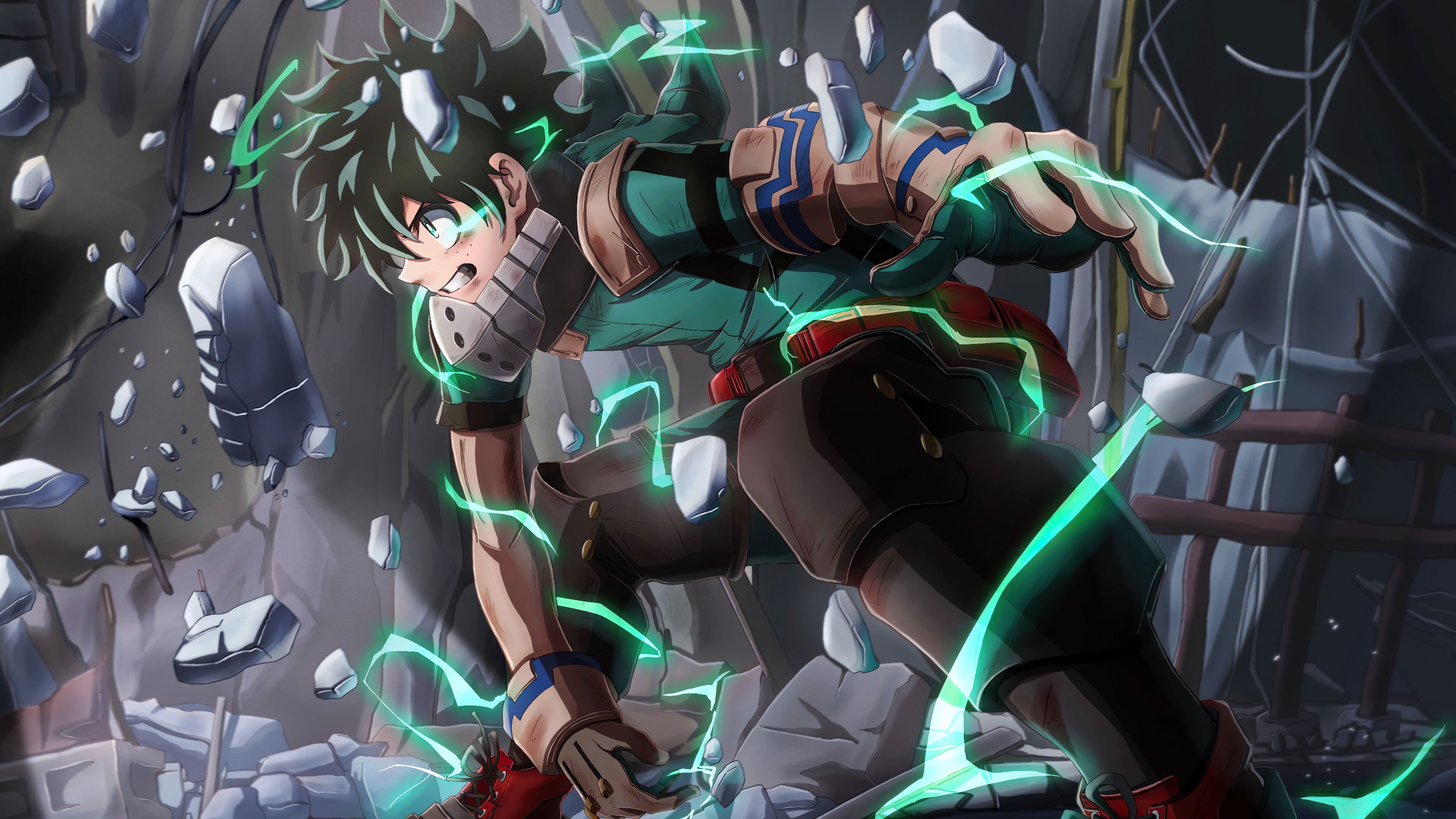 Izuku Midoriya Deku from My hero Academia Anime Wallpaper 4k for Desktop