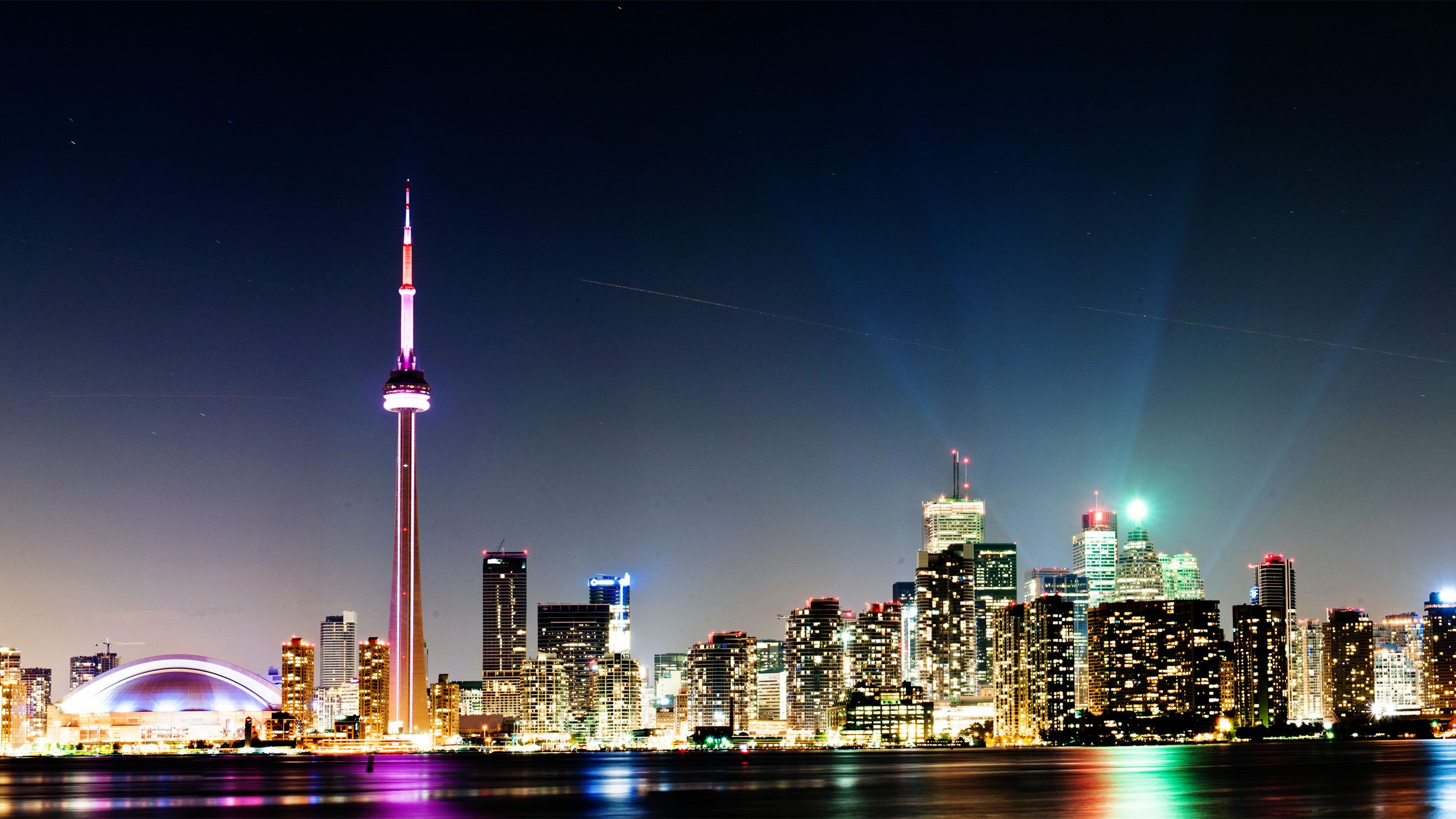 High Resolution Toronto Skyline Night .wallpapertip.com