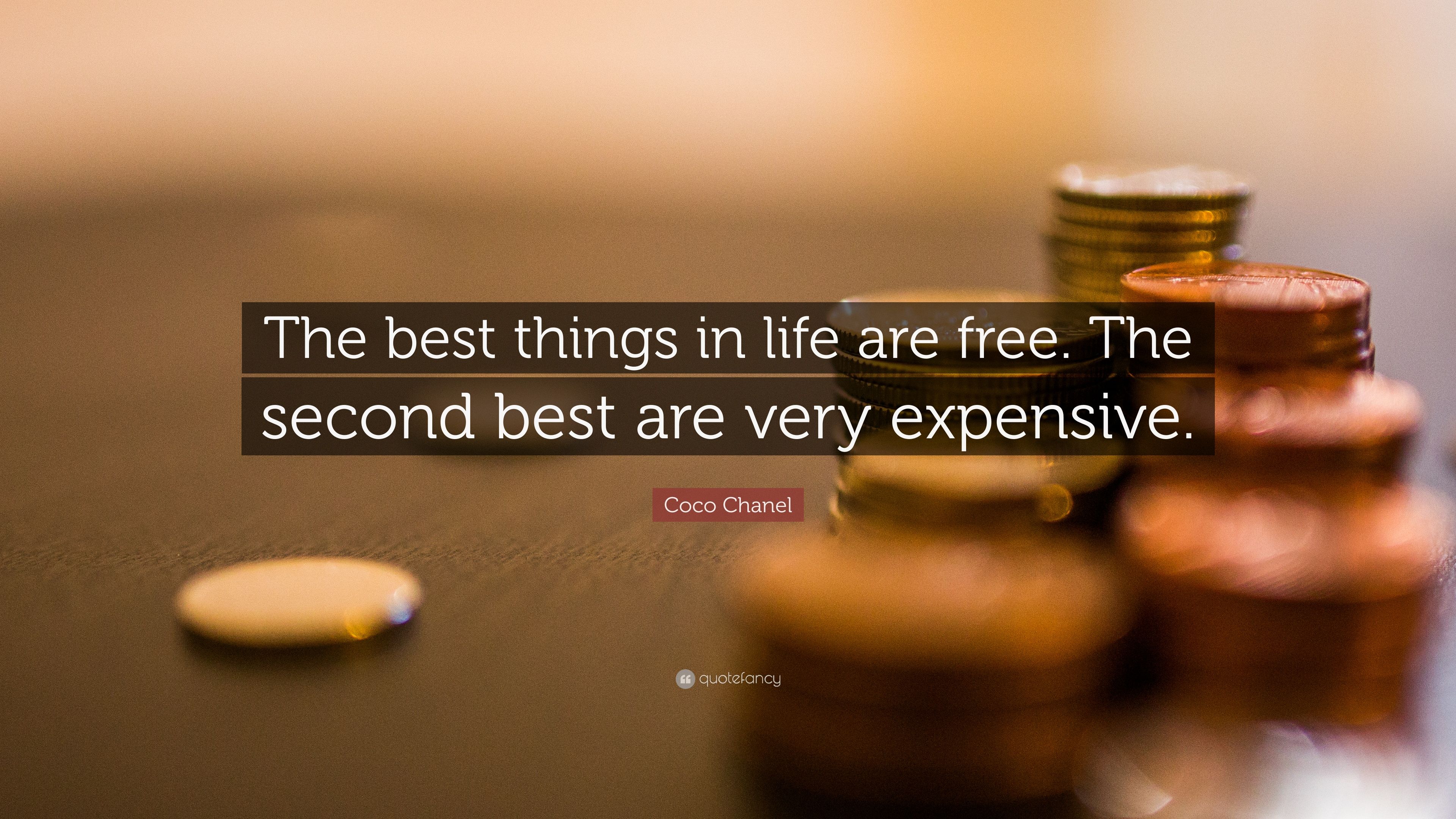 Coco Chanel Quote: “The best things in .quotefancy.com