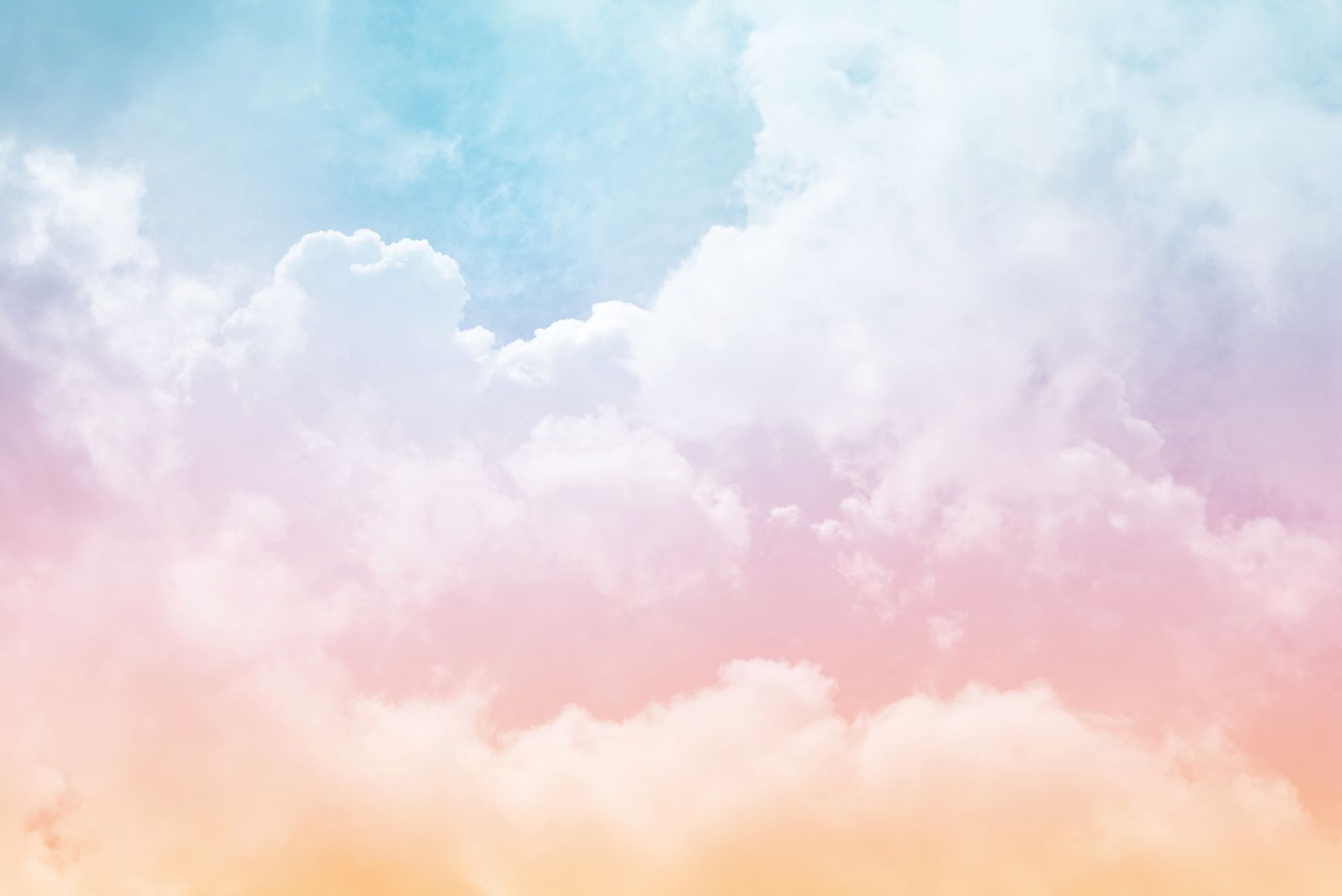Buy Pastel clouds wallpaperhappywall.co.uk · In stock