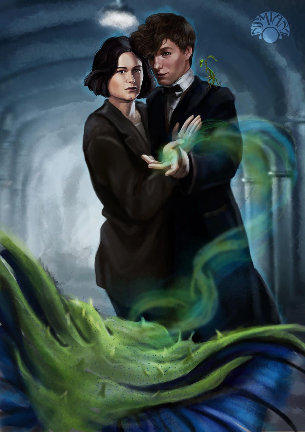 Newt Tina Drawing Beasts .fanpop.com