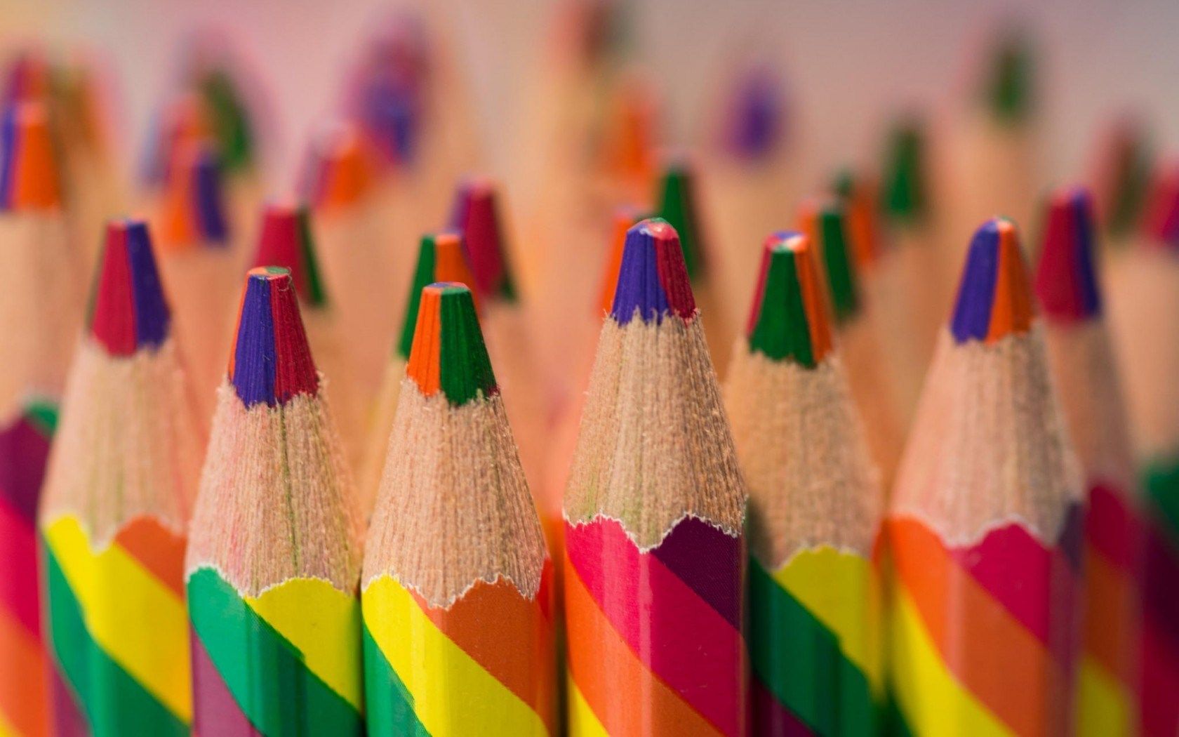Colorful Colored Pencils Wallpaper -themes.com