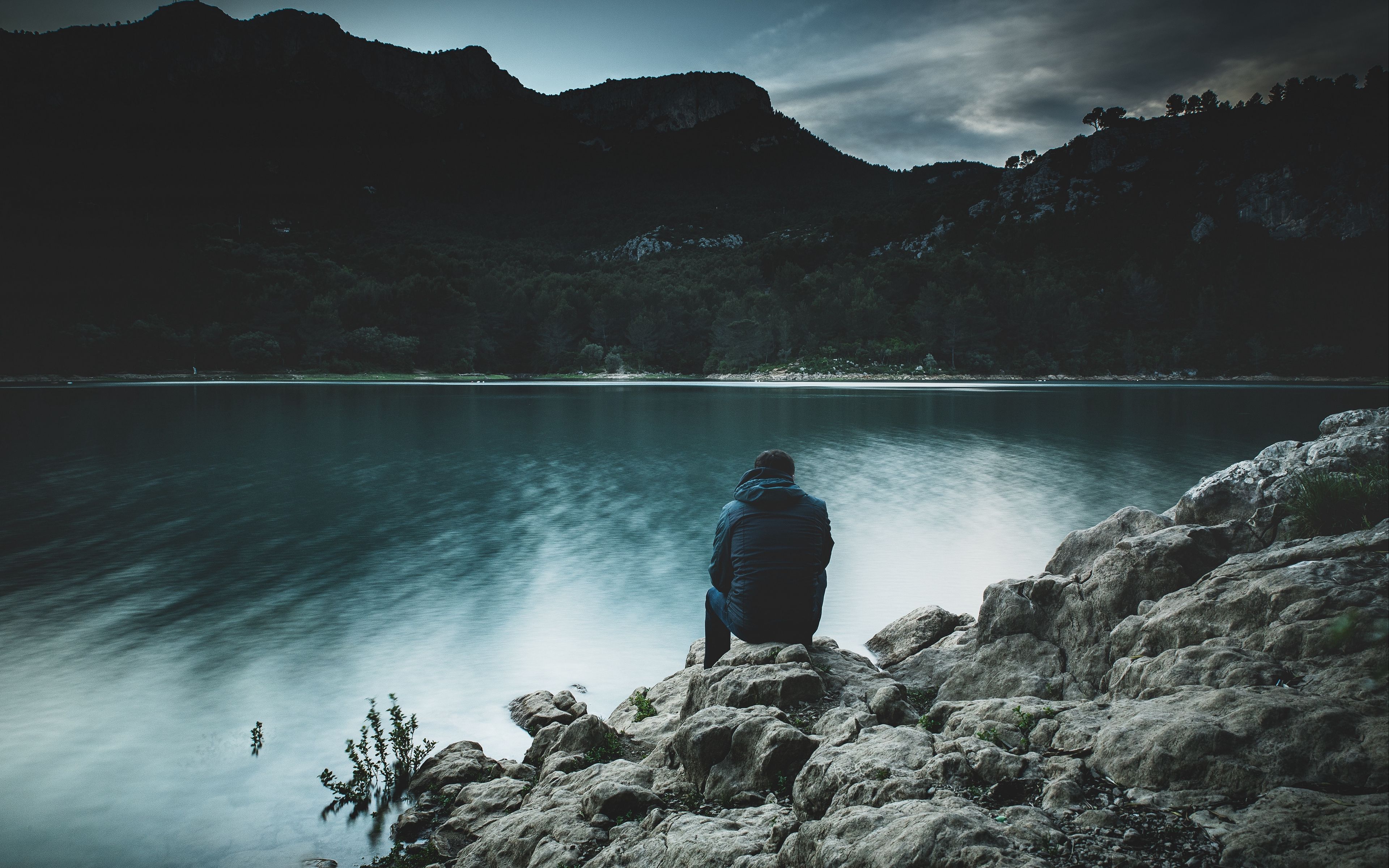 Wallpaper Man, Mountain, Lake .teahub.io