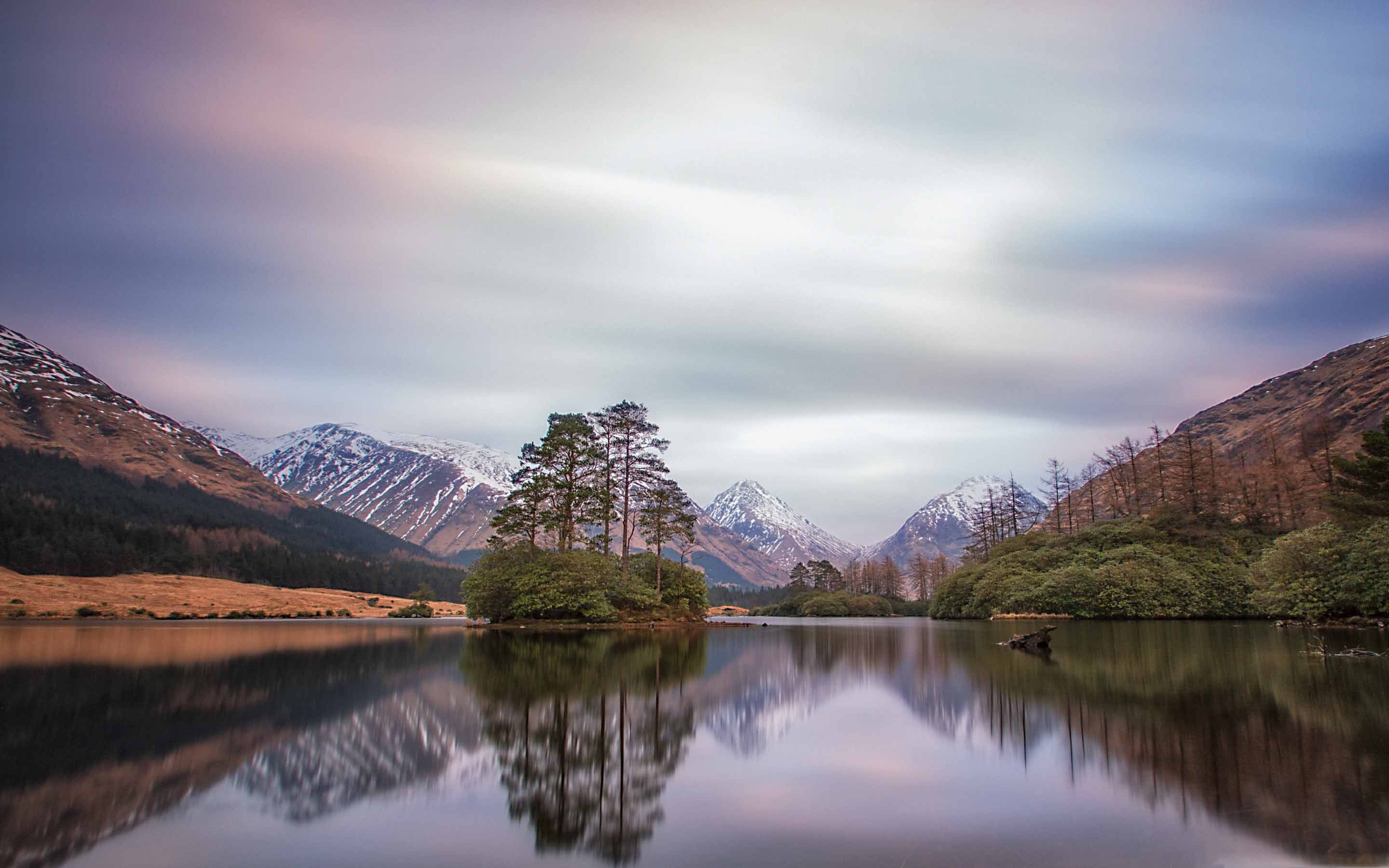 Beautiful Mountain Lake Scenery MacBook .allmacwallpaper.com