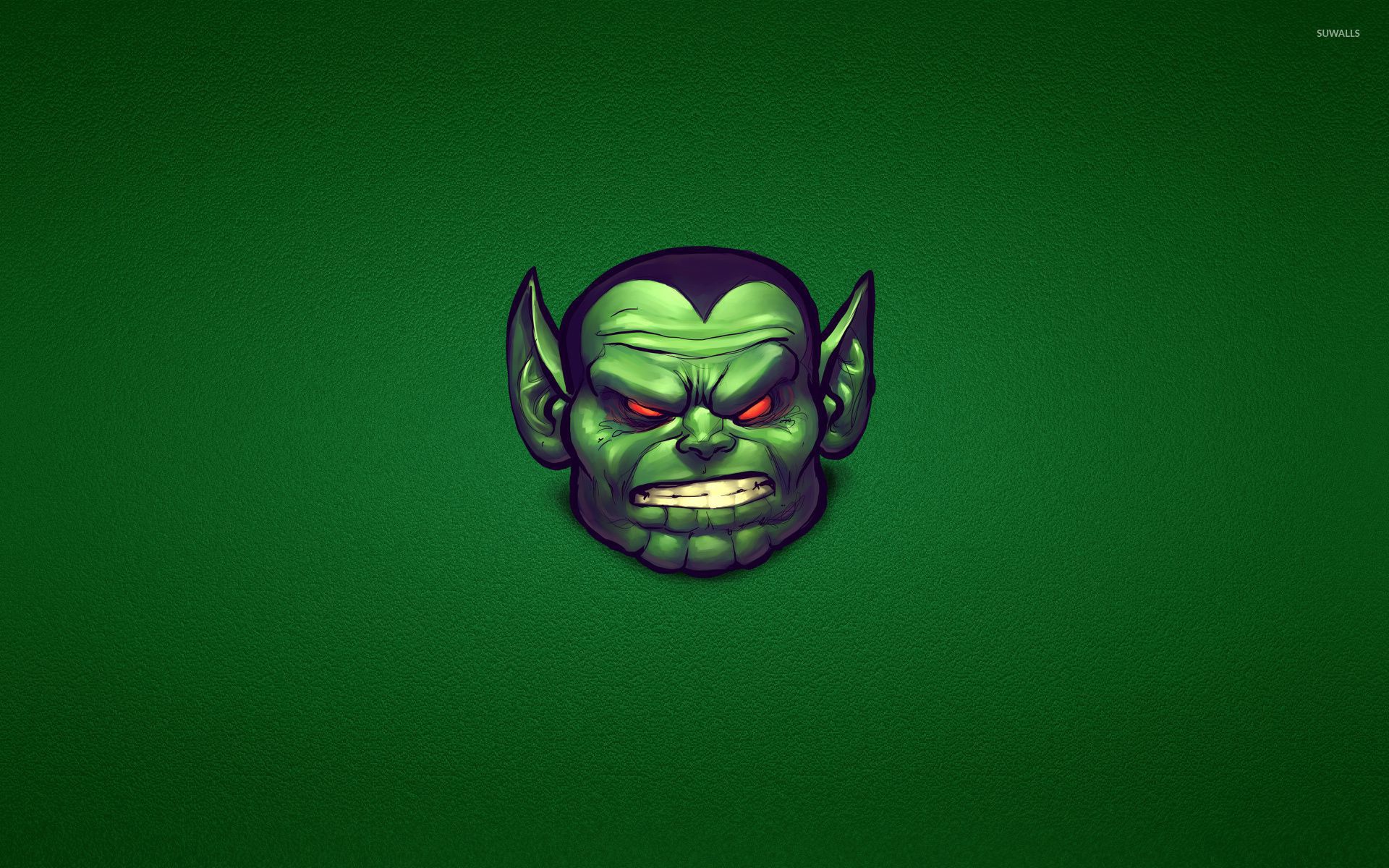 Skrull head wallpaper Art .suwalls.com