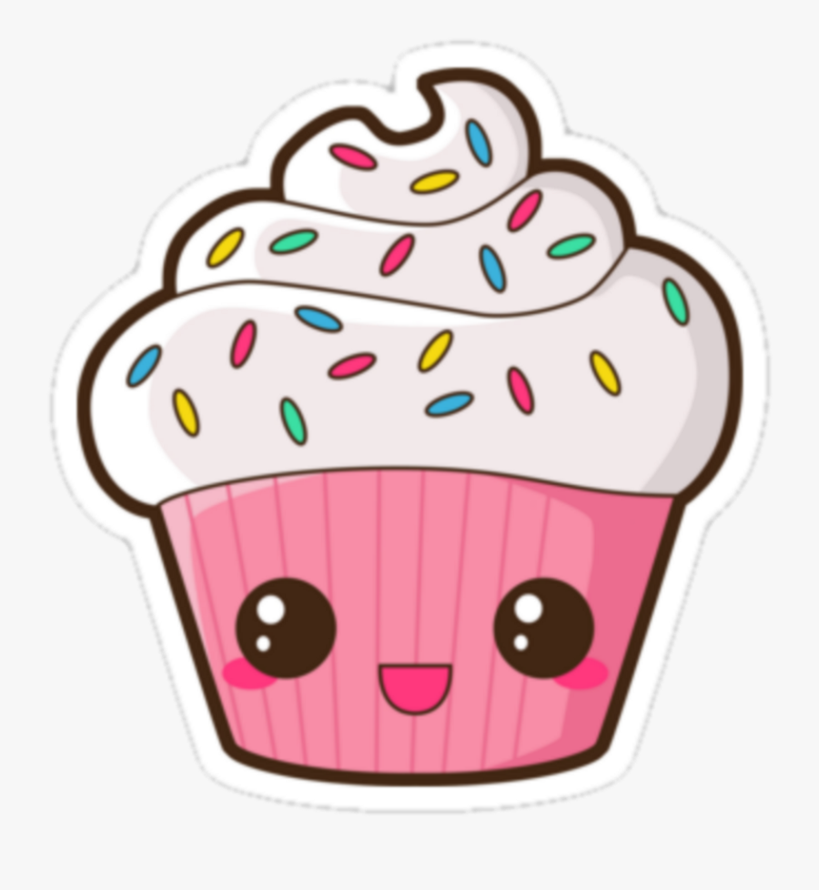 Cute Kawaii Cupcake Cartoon, Free .clipartkey.com