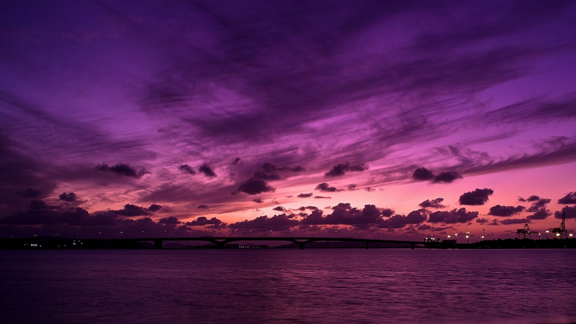 Sunset Aesthetic Purple Sky Wallpaper .novocom.top