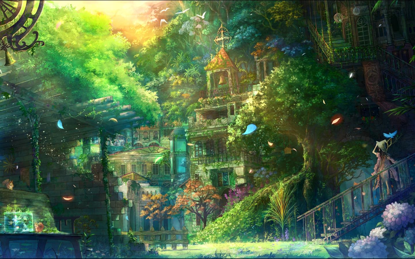 Anime town wallpaper by Aralc_64 - Download on ZEDGE™ | 0f5c