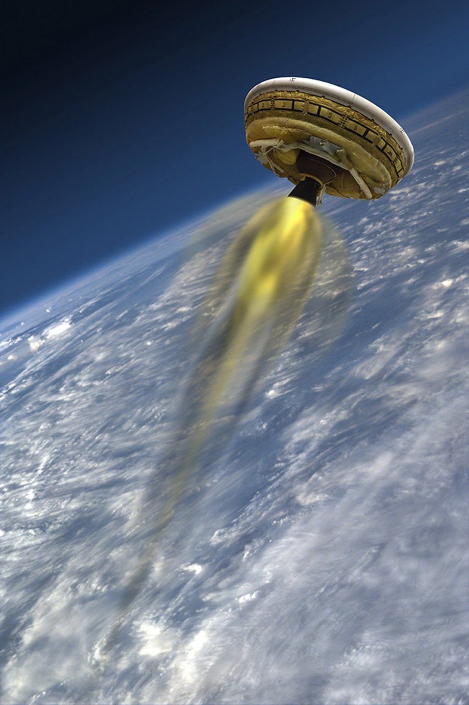 Photos: NASA tests 'flying saucer' over .fox13now.com