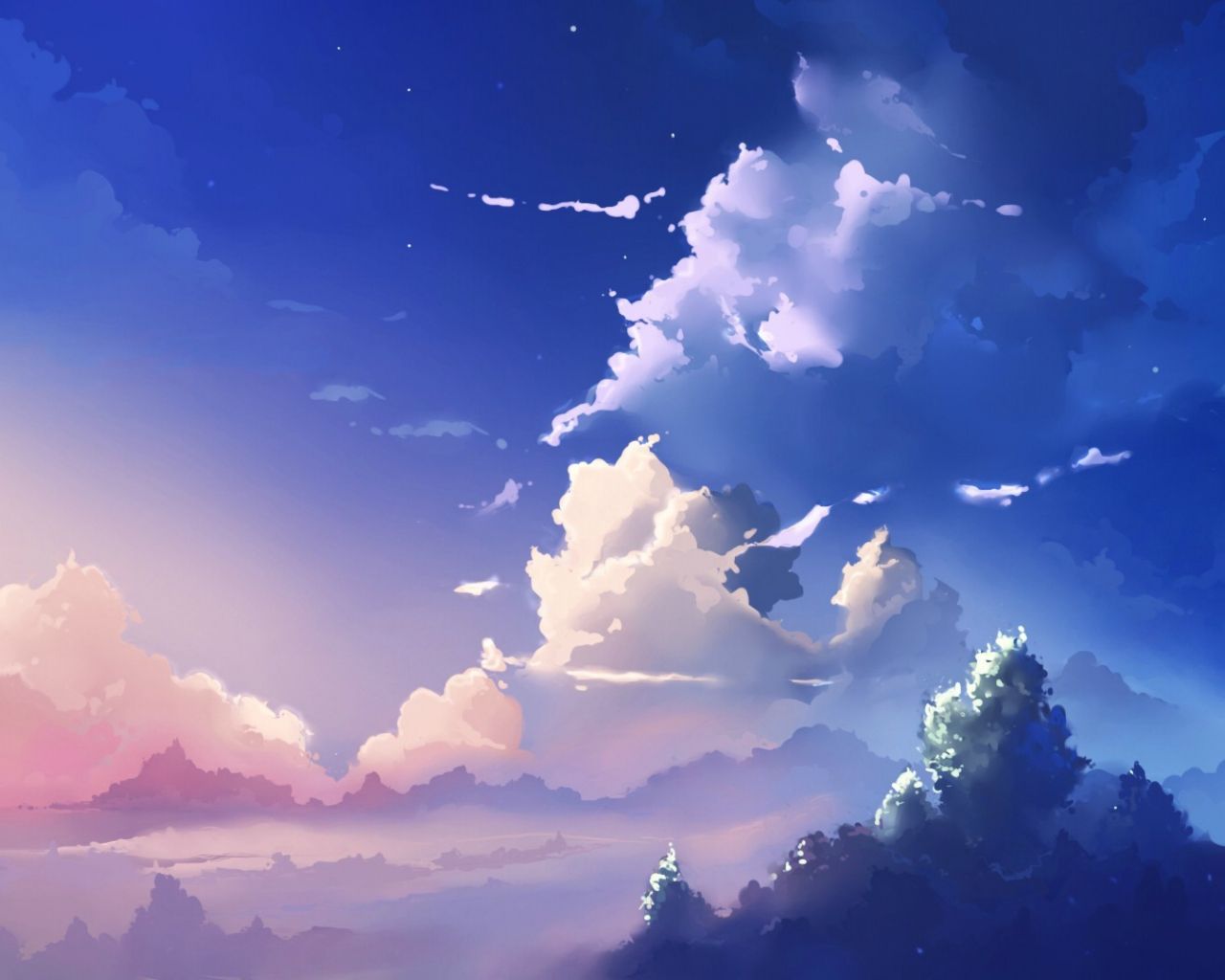 Anime Scenery Aesthetic Wallpapers - Wallpaper Cave