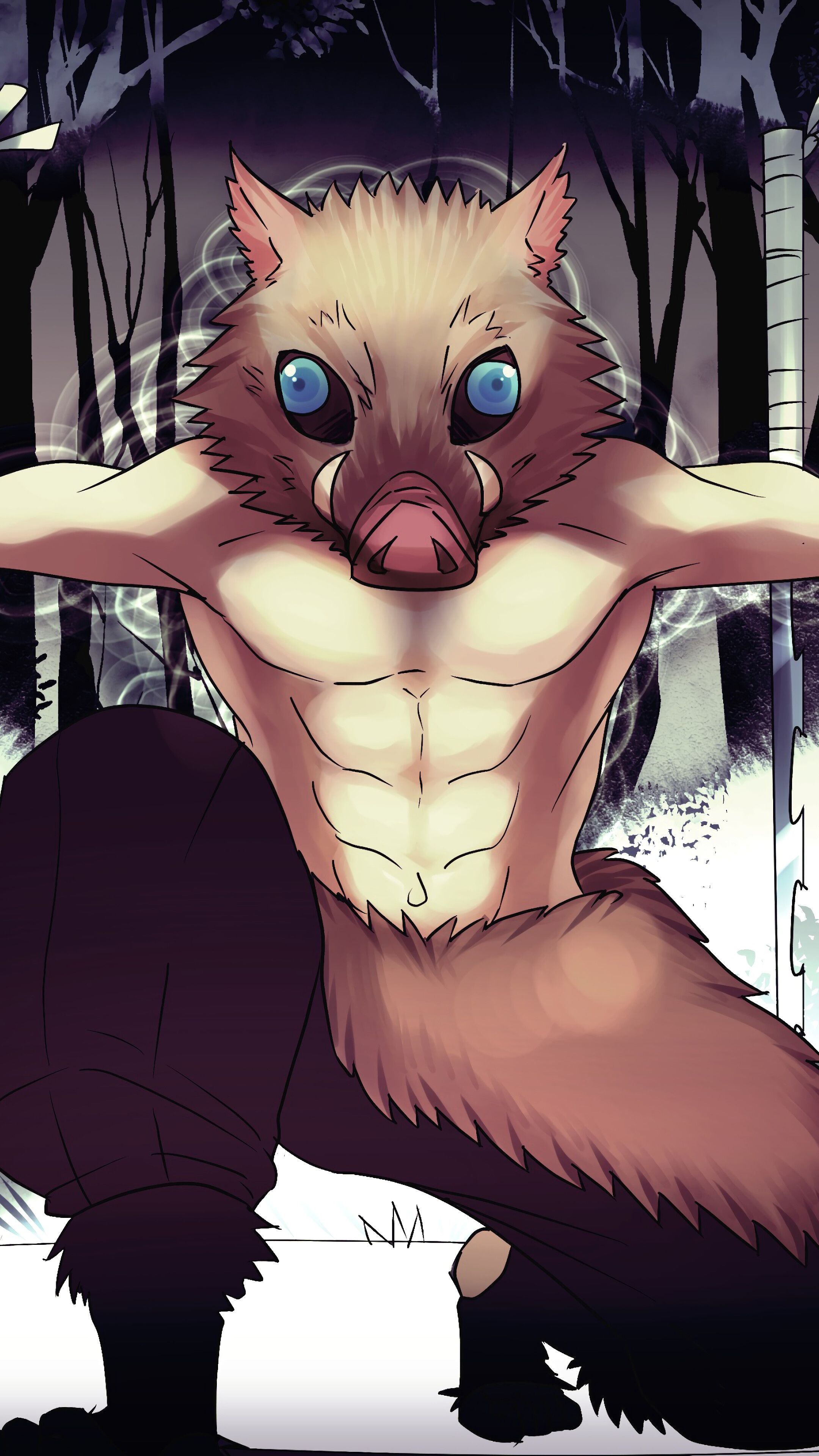 Inosuke Kimetsu No Yaiba Wallpaper .animenimania.blogspot.com